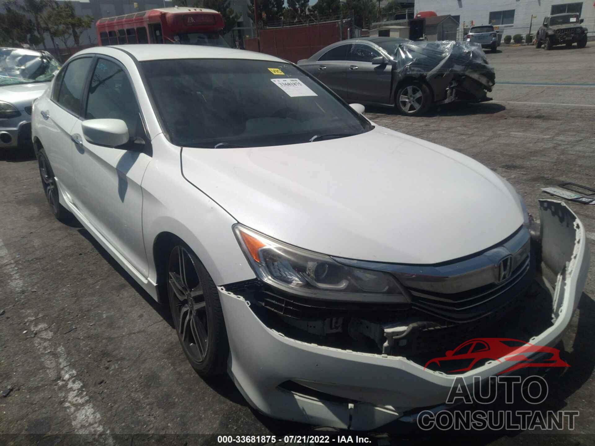 HONDA ACCORD SEDAN 2016 - 1HGCR2F52GA237578