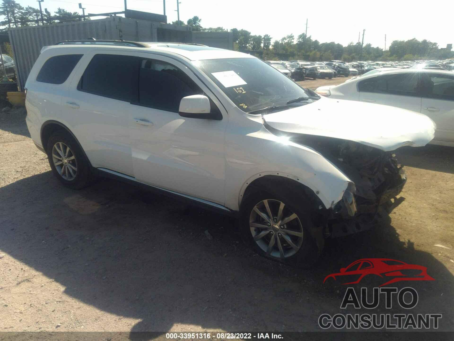 DODGE DURANGO 2017 - 1C4RDJAG9HC737463