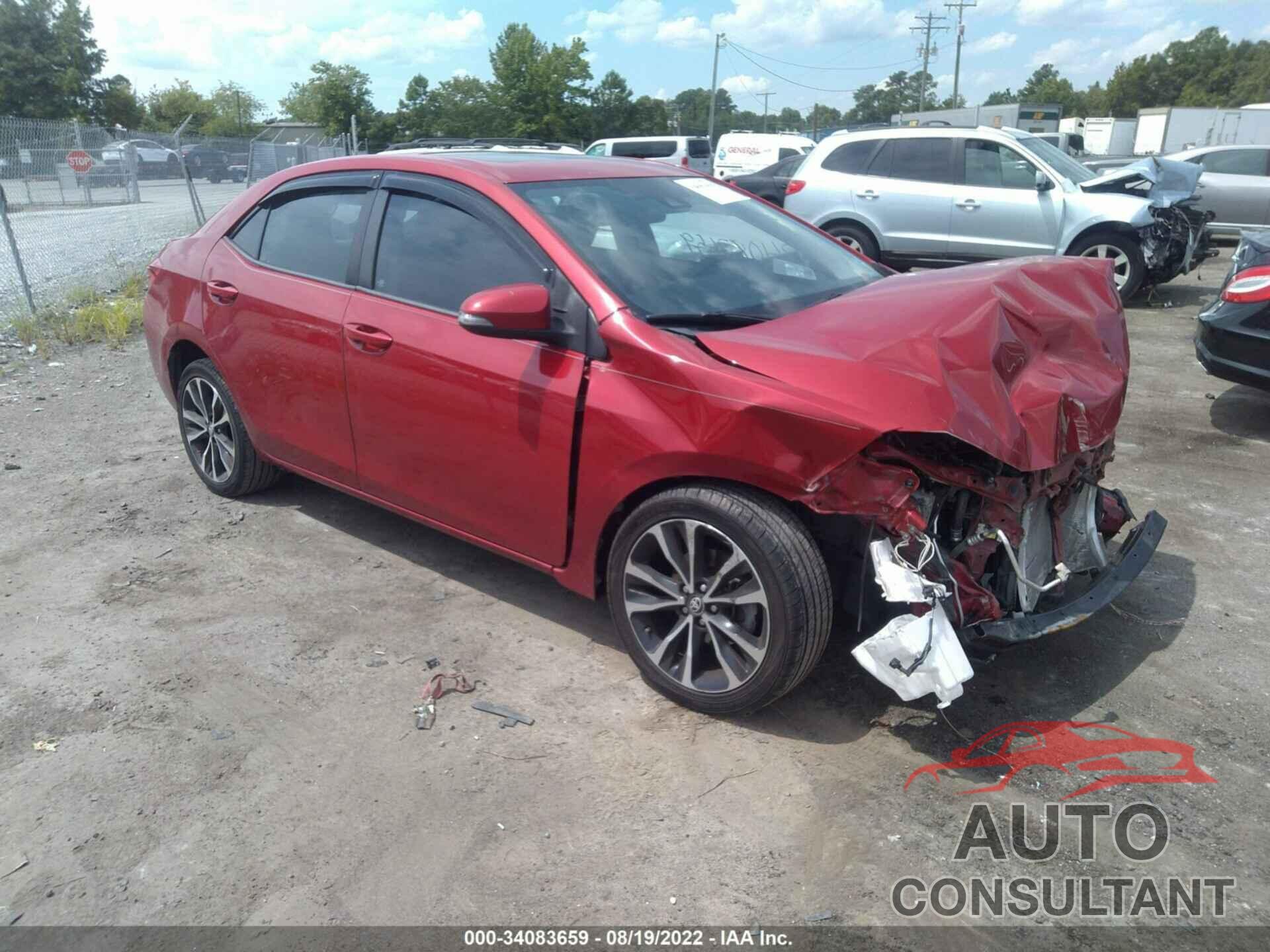 TOYOTA COROLLA 2017 - 2T1BURHE9HC951770