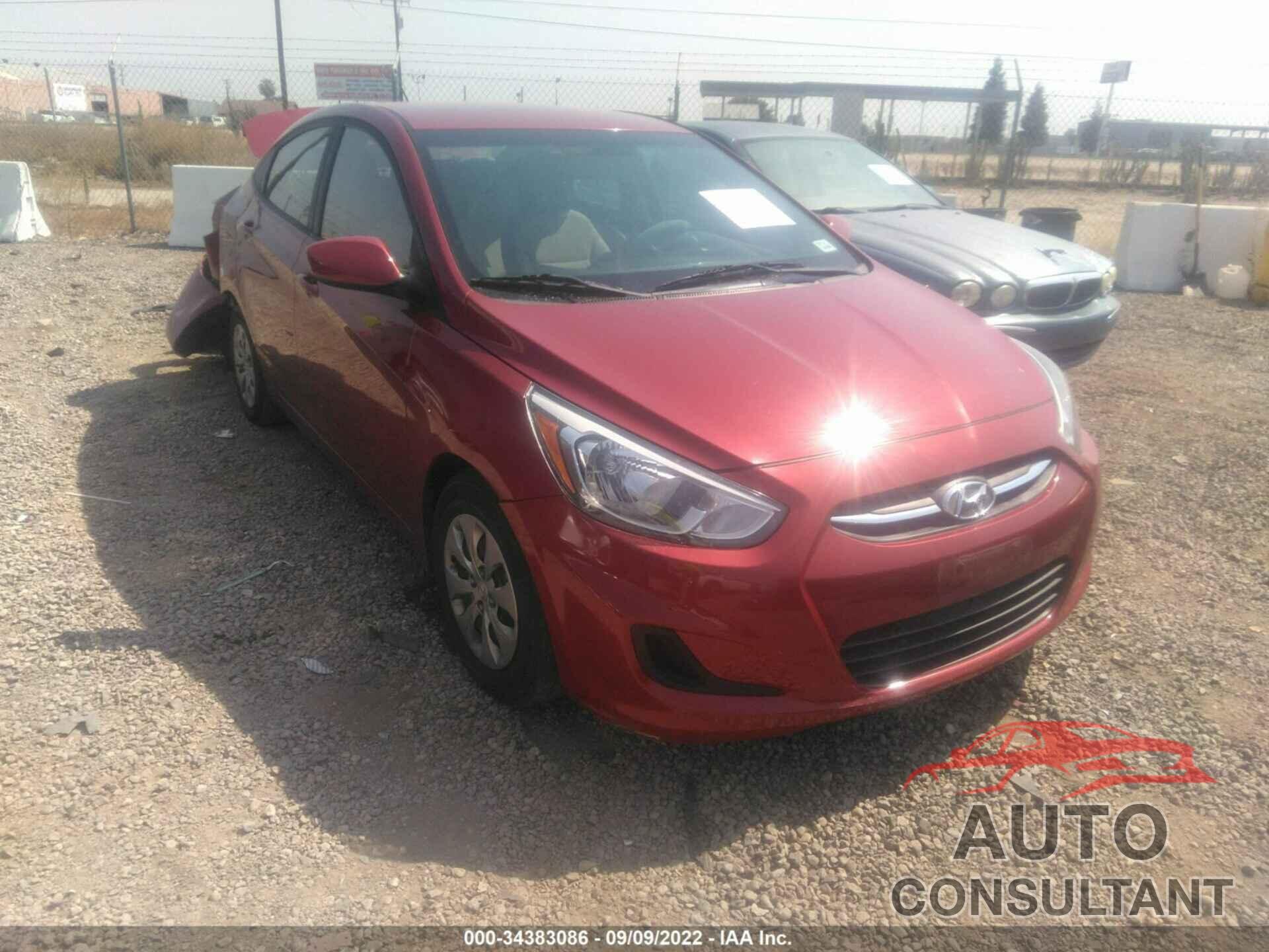 HYUNDAI ACCENT 2017 - KMHCT4AEXHU379210