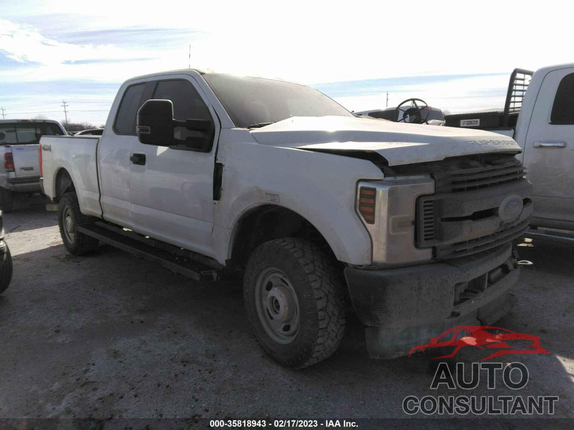 FORD SUPER DUTY F-250 SRW 2019 - 1FT7X2B68KEE91706