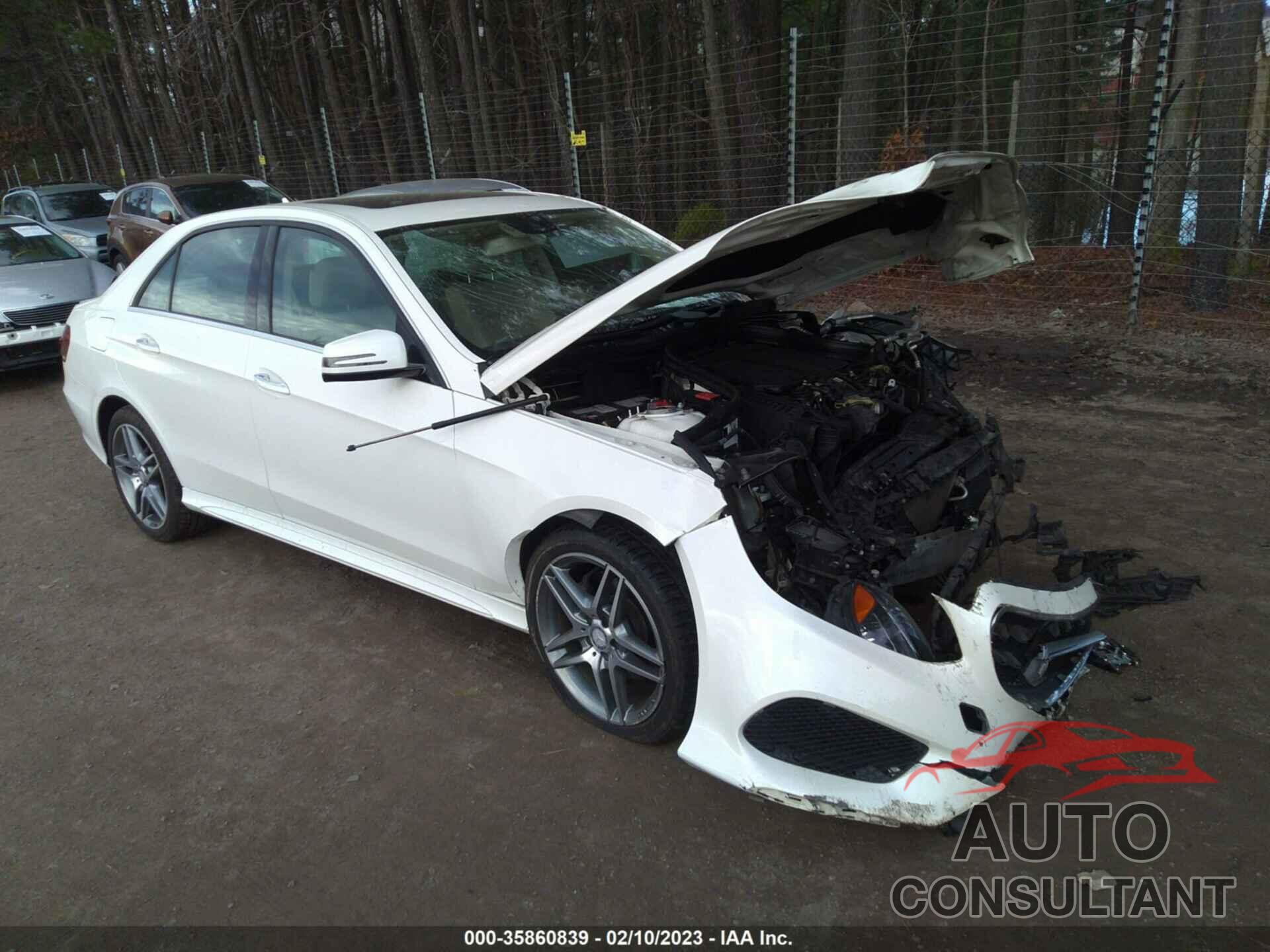 MERCEDES-BENZ E-CLASS 2016 - WDDHF8JB9GB244721