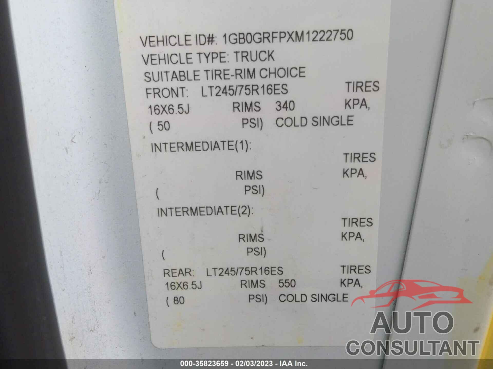 CHEVROLET EXPRESS COMMERCIAL 2021 - 1GB0GRFPXM1222750