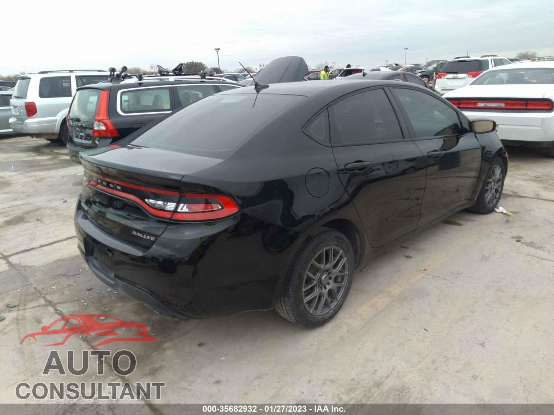 DODGE DART 2015 - 1C3CDFBB4FD126628