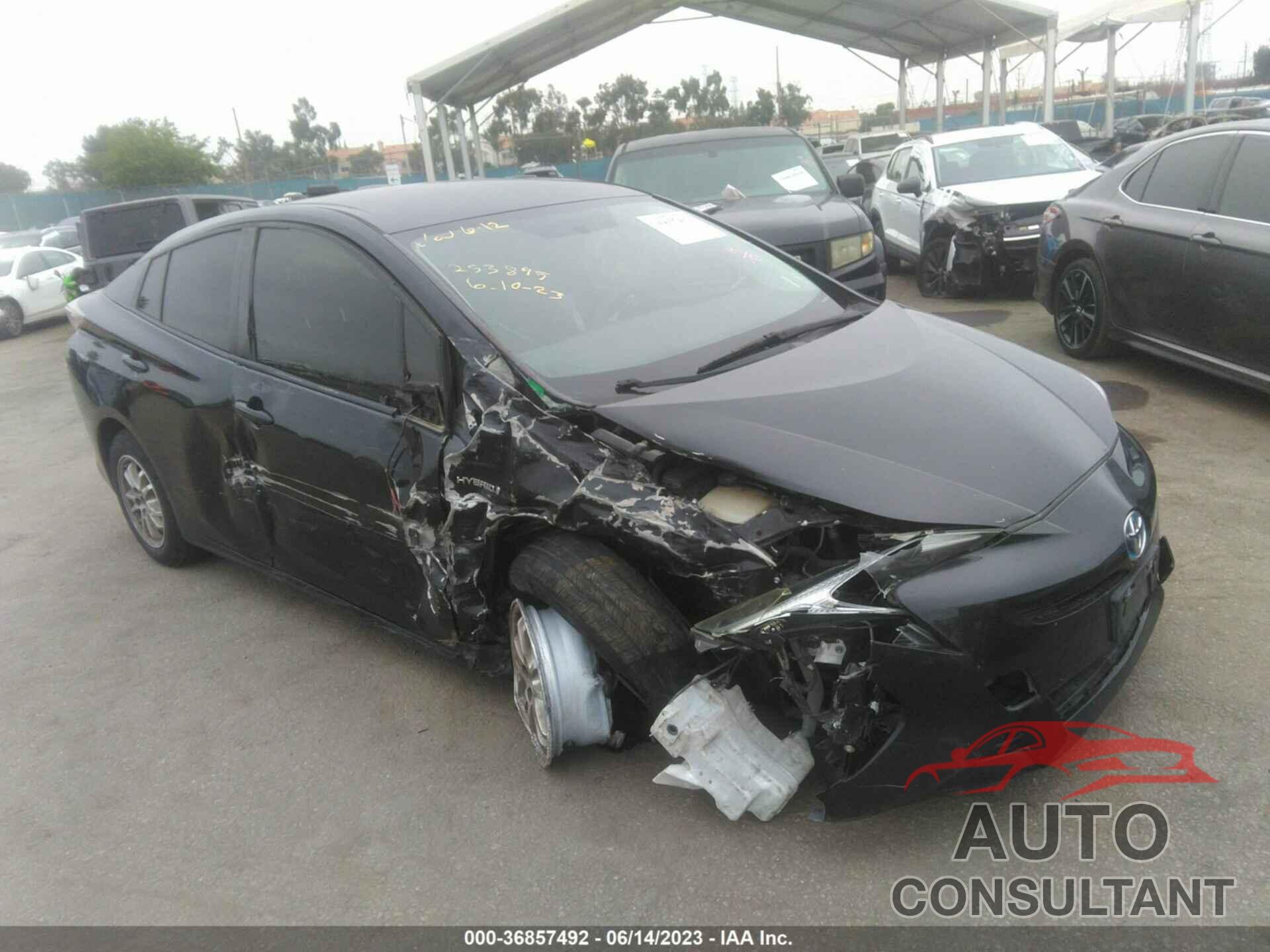 TOYOTA PRIUS 2016 - JTDKBRFU2G3513714
