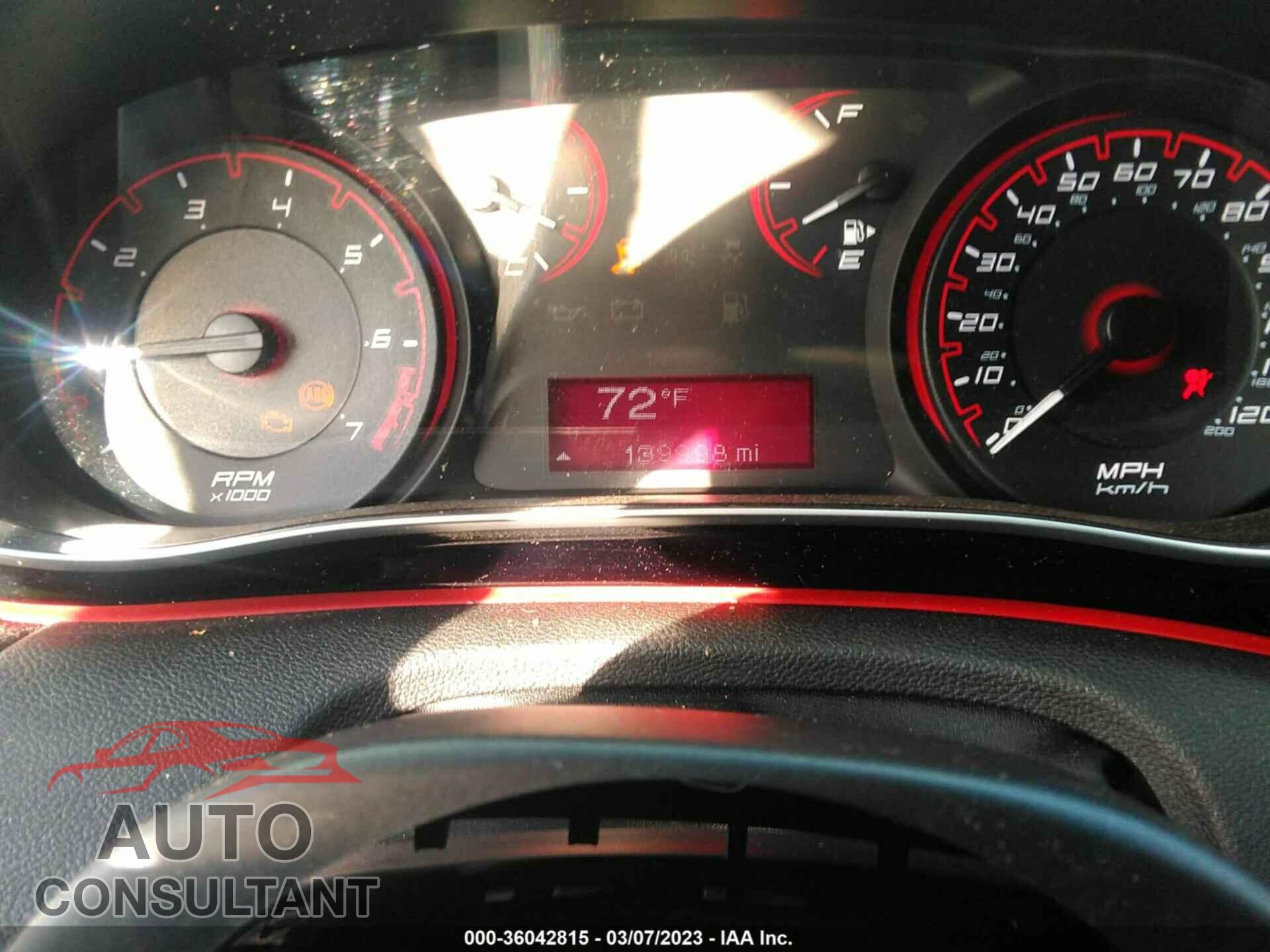 DODGE DART 2015 - 1C3CDFBB7FD253082