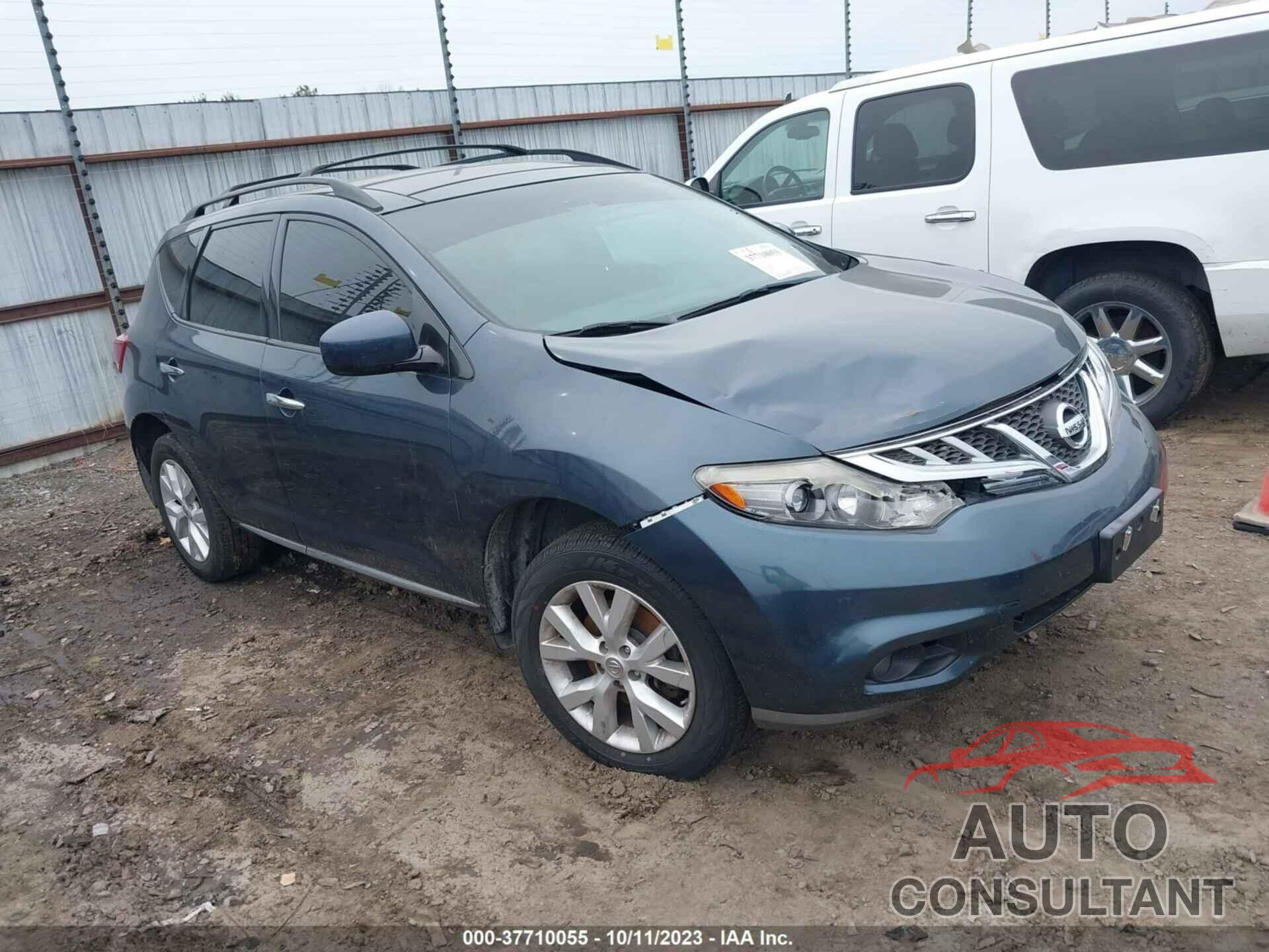 NISSAN MURANO 2013 - JN8AZ1MW2DW318384