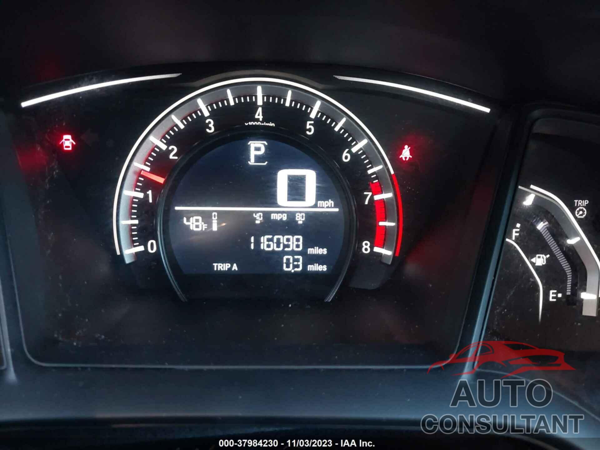 HONDA CIVIC 2016 - 19XFC2F56GE018276