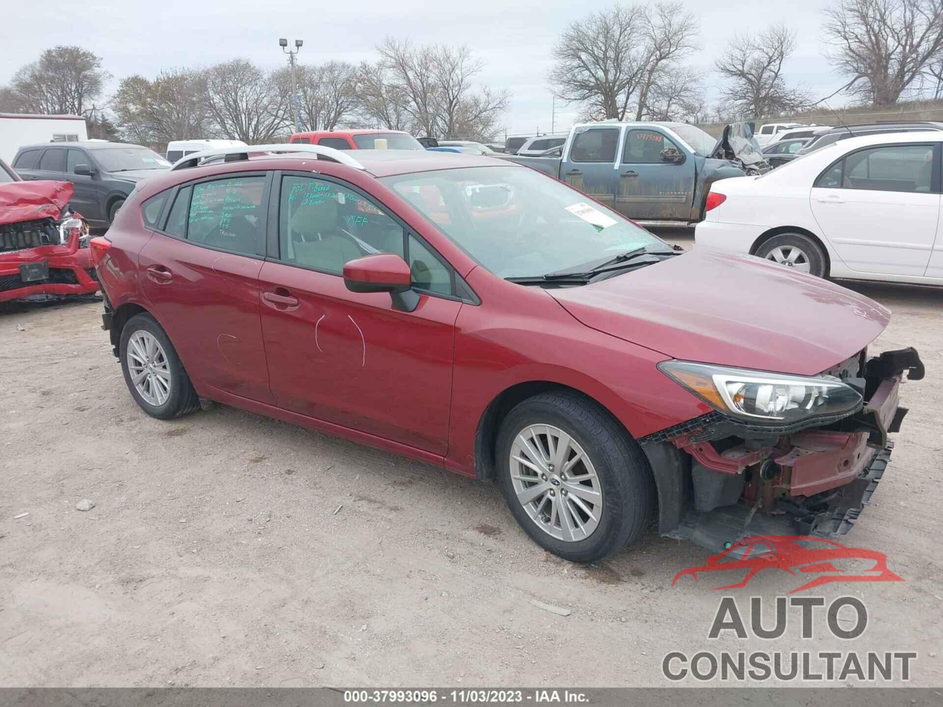 SUBARU IMPREZA 2017 - 4S3GTAD65H3722942