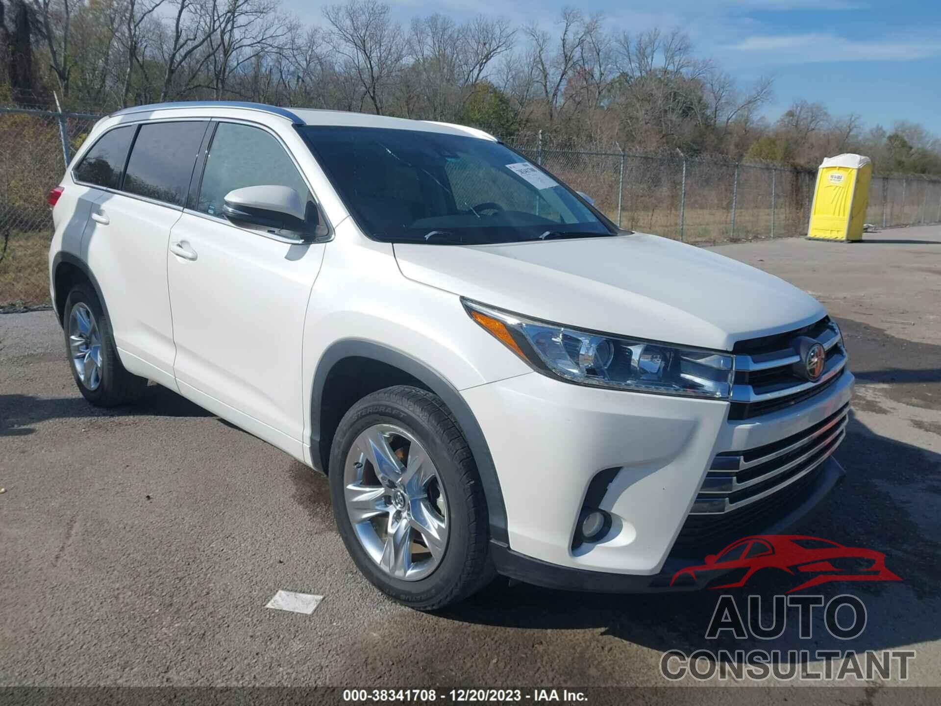 TOYOTA HIGHLANDER 2018 - 5TDYZRFH7JS265636