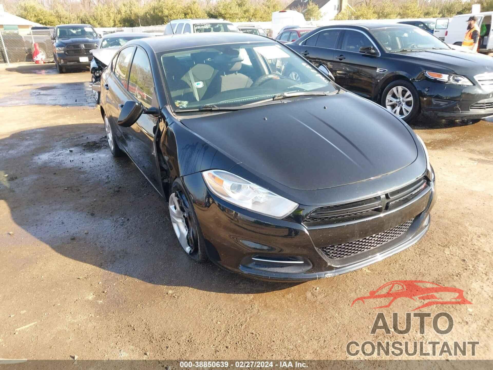 DODGE DART 2016 - 1C3CDFAA9GD505215