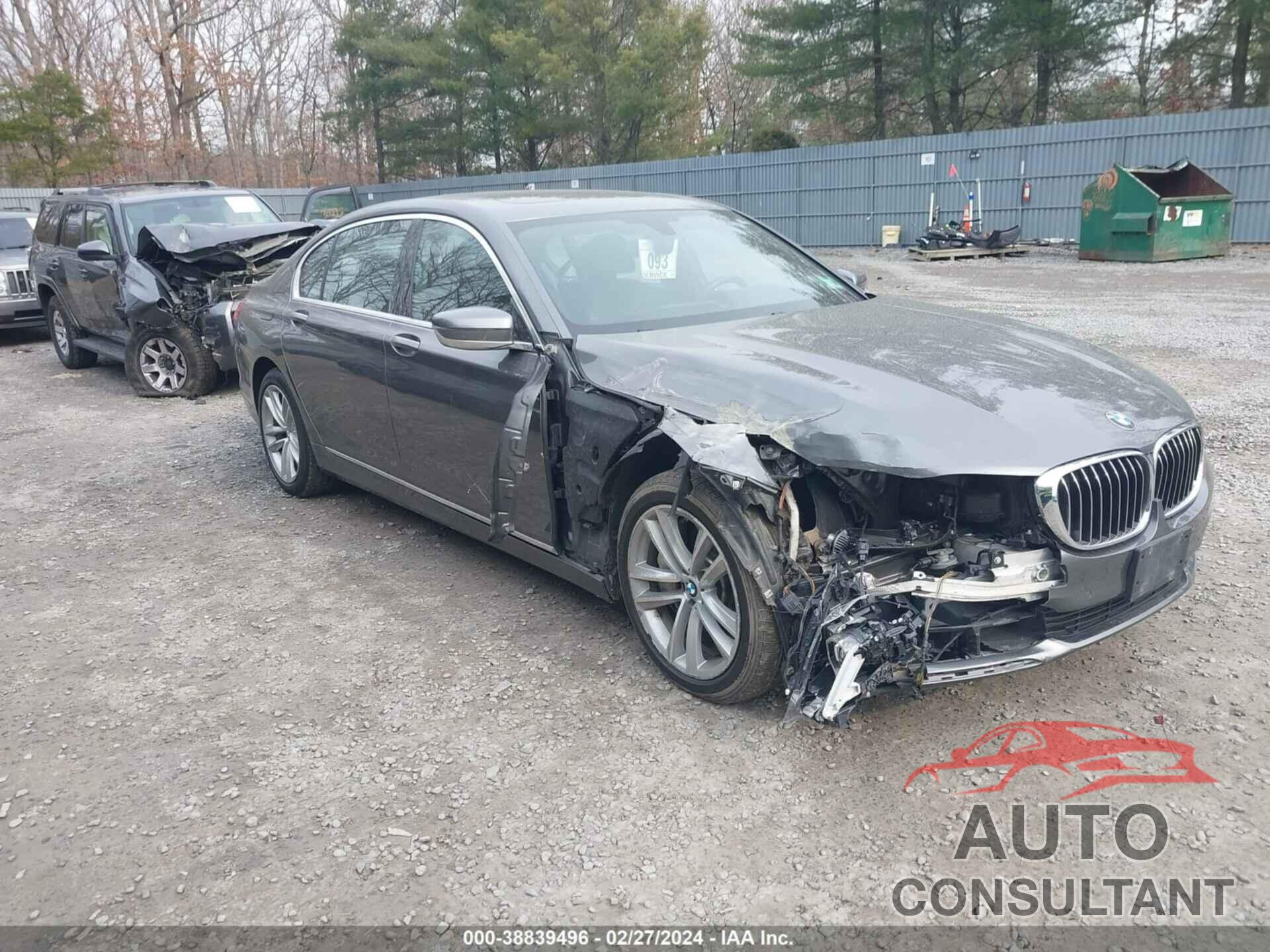 BMW 750I 2016 - WBA7F2C59GG417079
