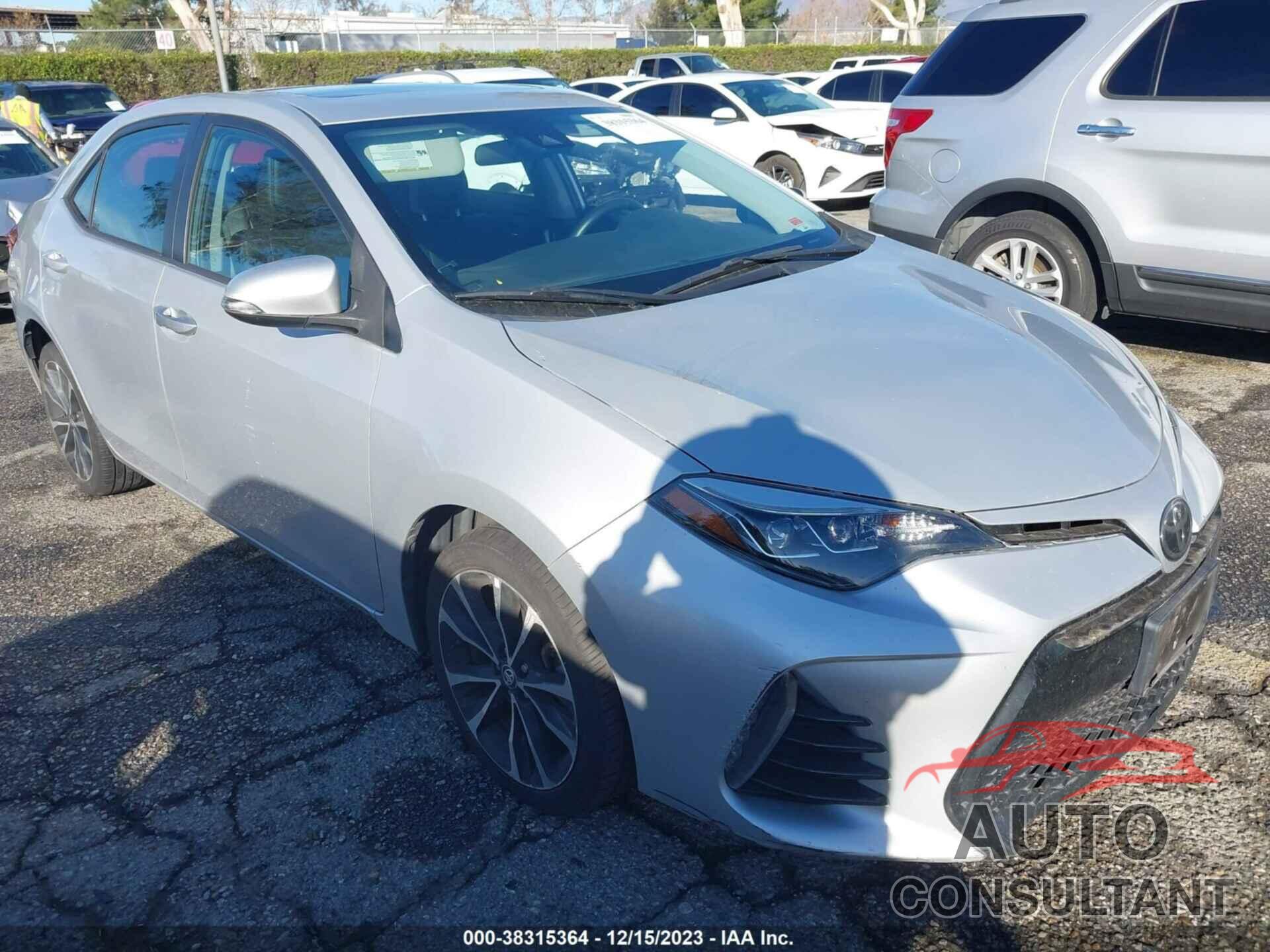 TOYOTA COROLLA 2017 - 2T1BURHE6HC805942