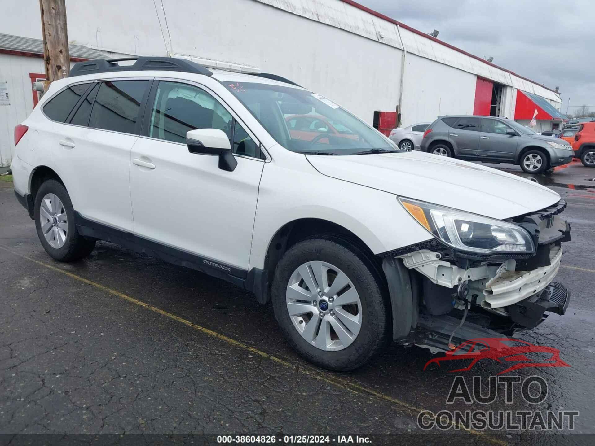 SUBARU OUTBACK 2017 - 4S4BSAFCXH3307353