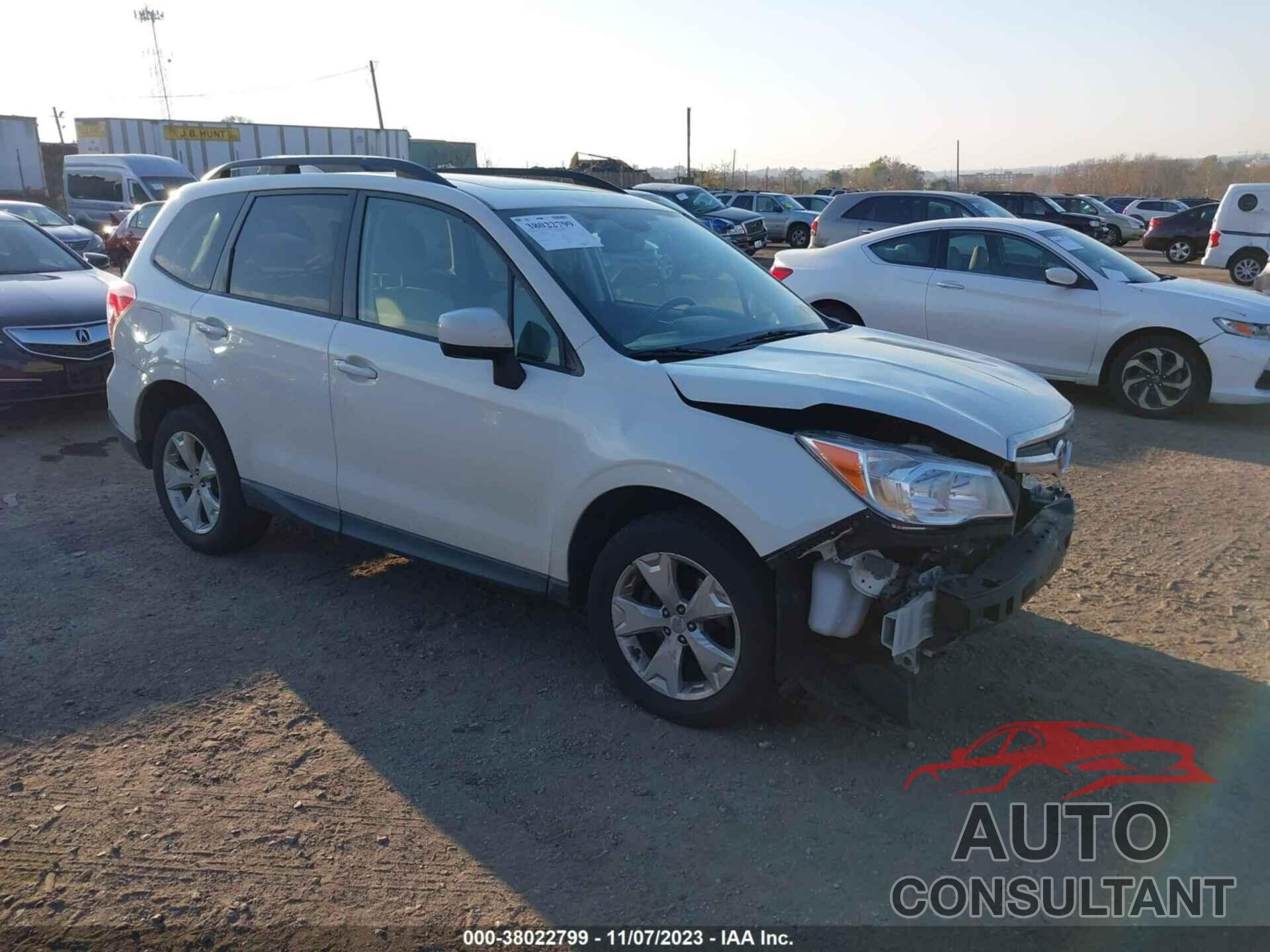 SUBARU FORESTER 2016 - JF2SJAFCXGH452953