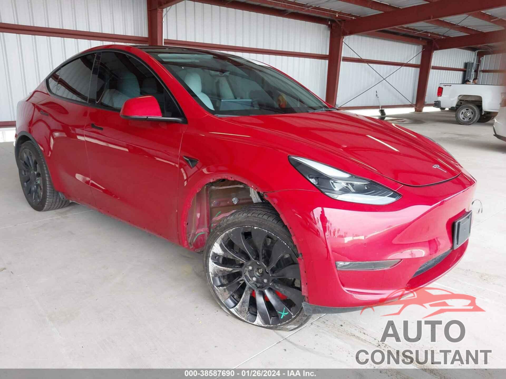 TESLA MODEL Y 2022 - 7SAYGDEF4NF489937