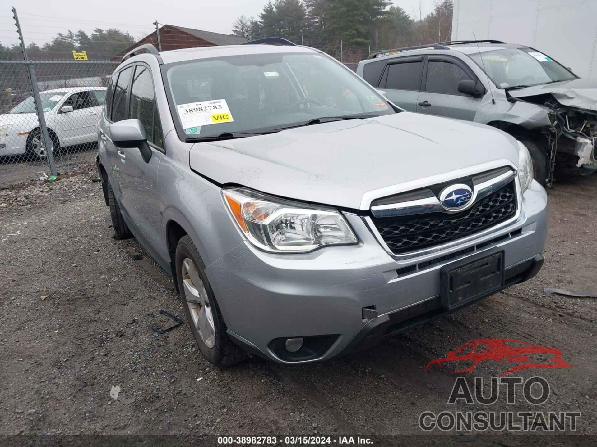 SUBARU FORESTER 2016 - JF2SJADC9GH461629