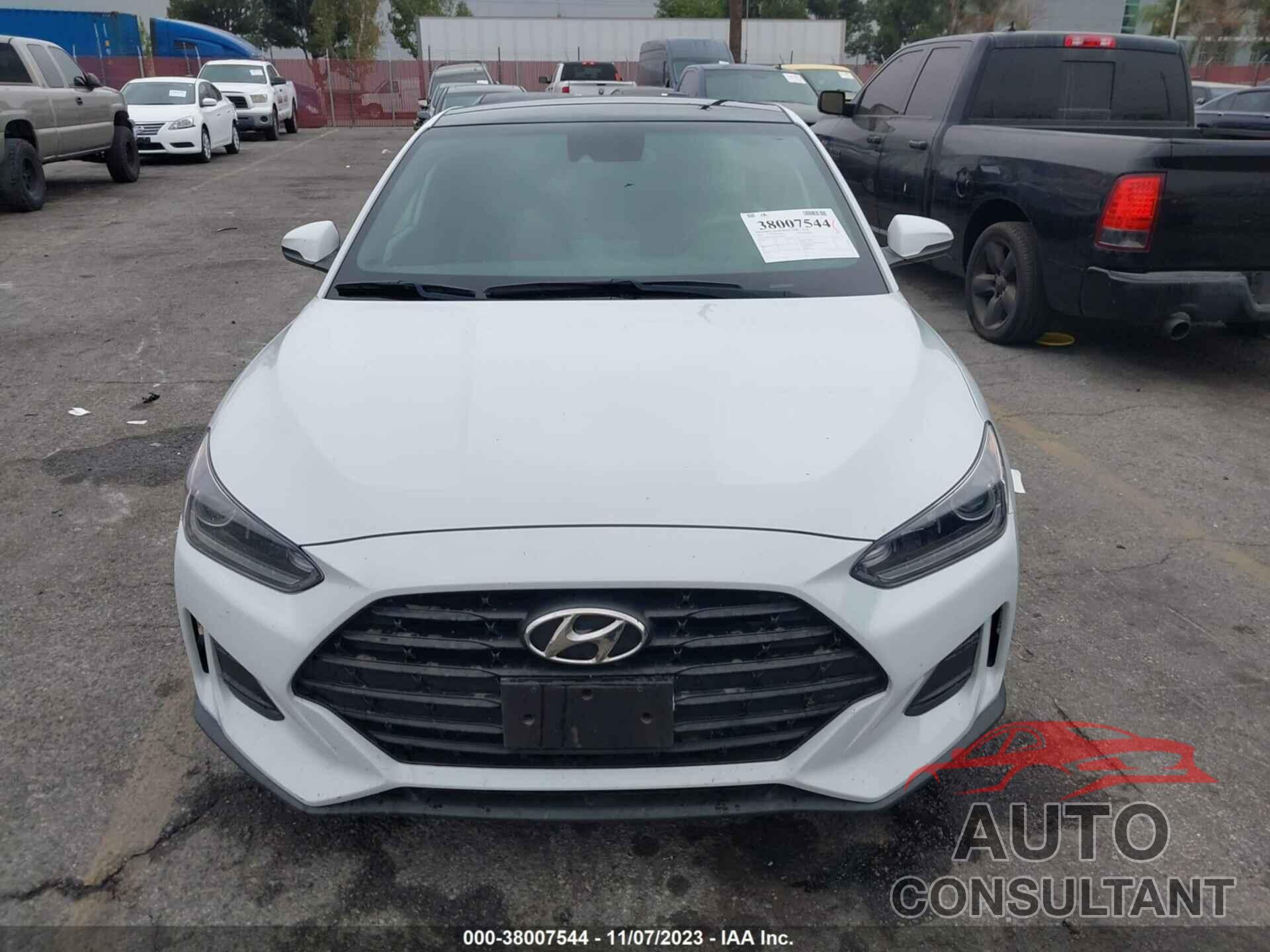 HYUNDAI VELOSTER 2019 - KMHTG6AF1KU015404