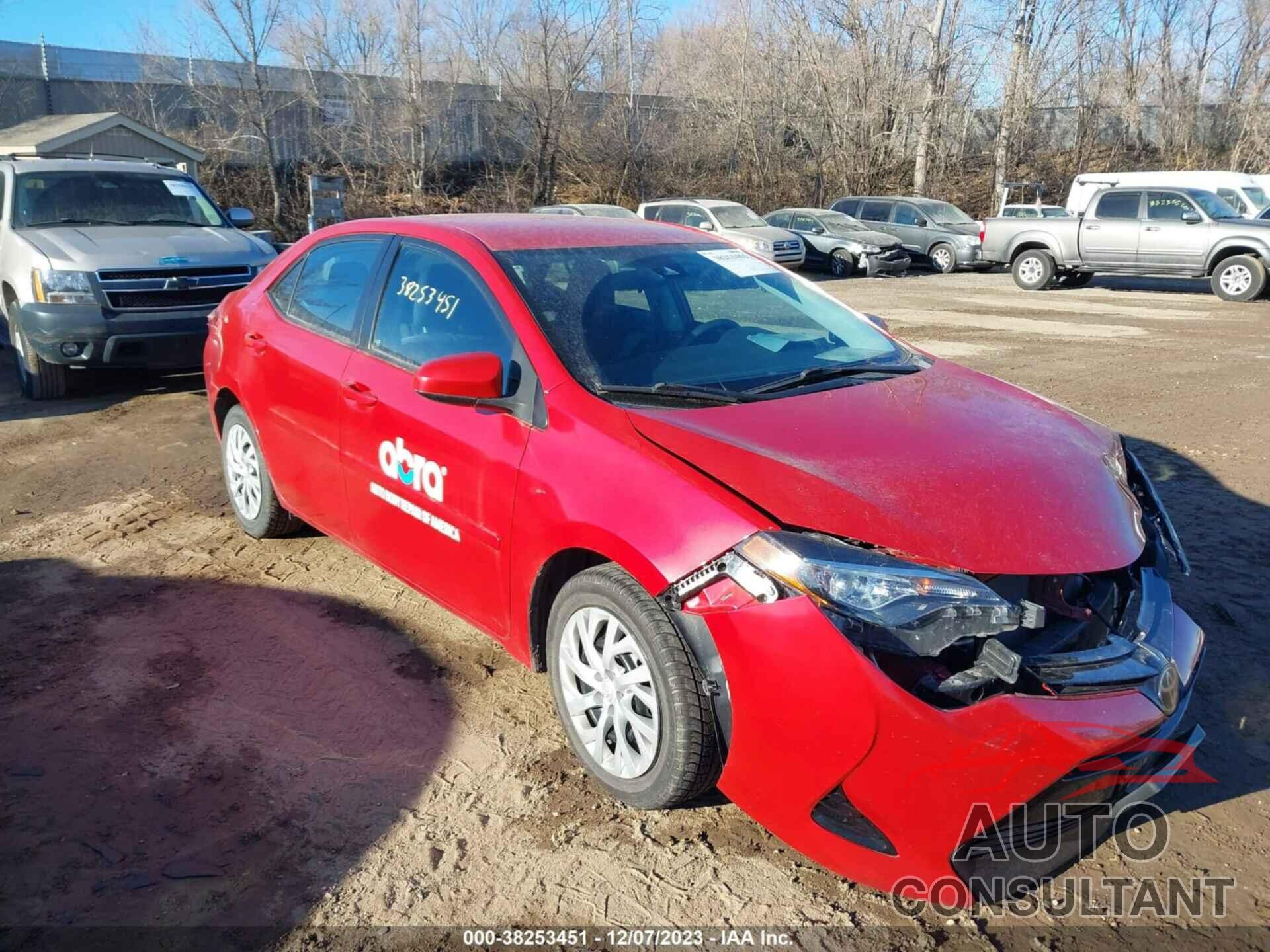 TOYOTA COROLLA 2017 - 2T1BURHE2HC931229