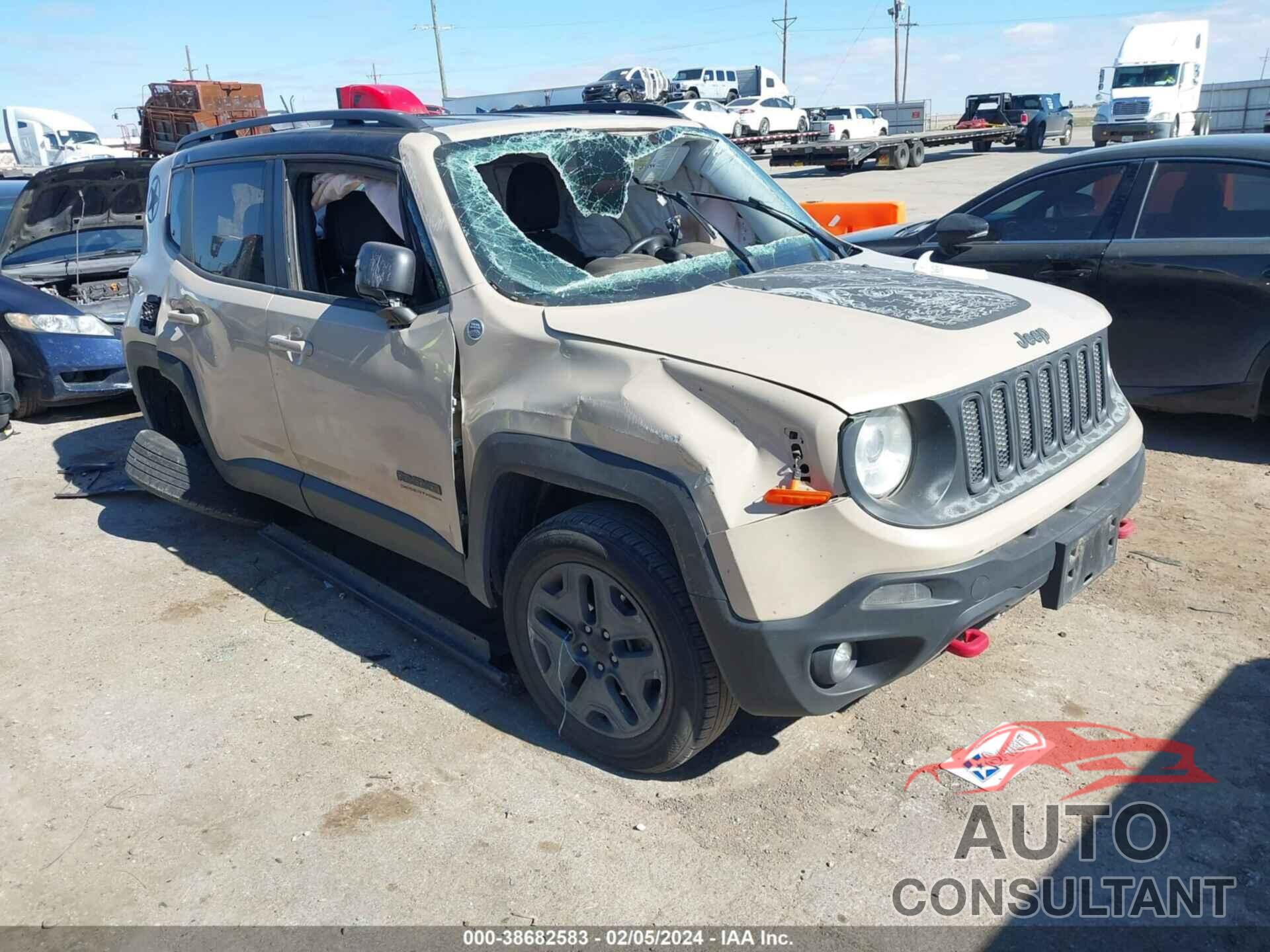 JEEP RENEGADE 2017 - ZACCJBCB5HPF74215