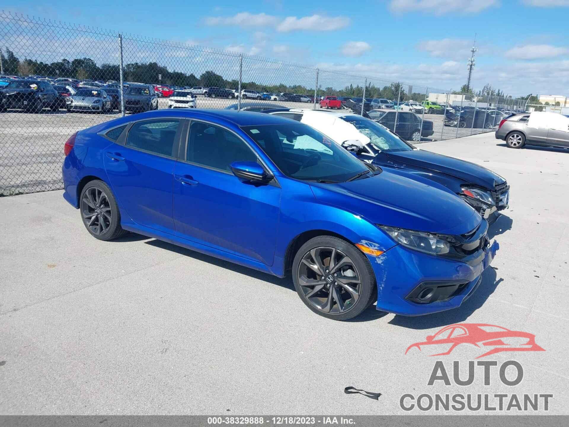 HONDA CIVIC 2019 - 2HGFC2F88KH577031