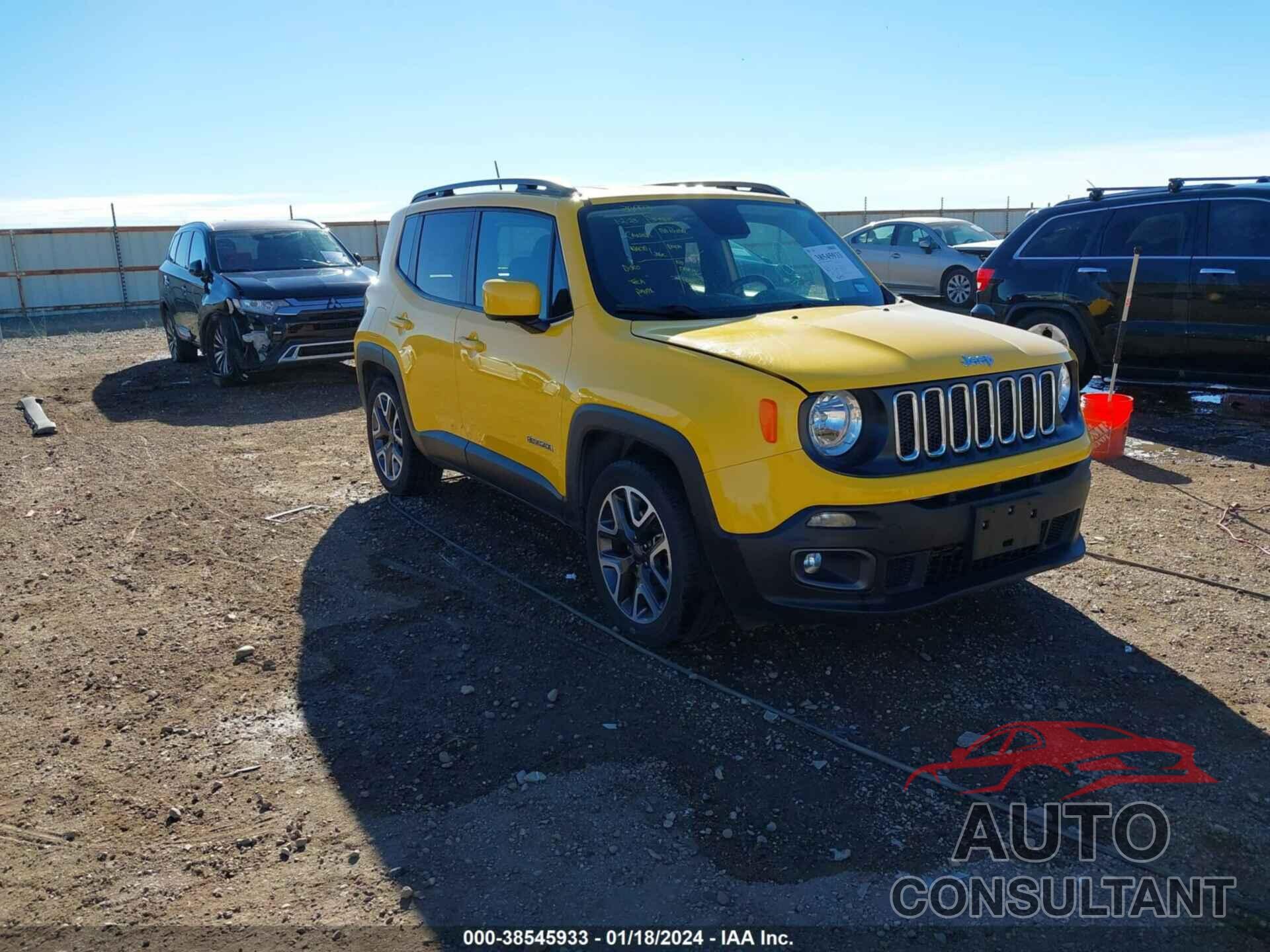 JEEP RENEGADE 2018 - ZACCJABB3JPJ14629