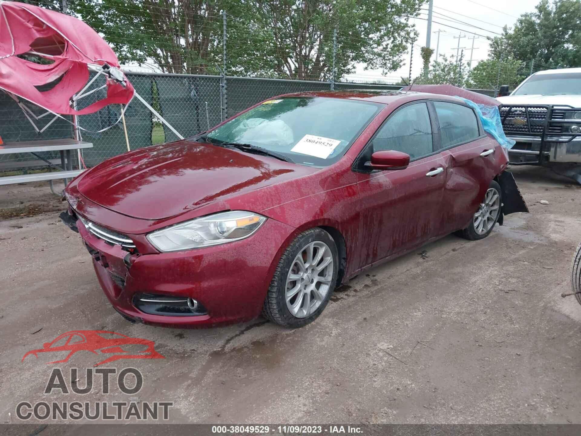 DODGE DART 2015 - 1C3CDFCB7FD302764