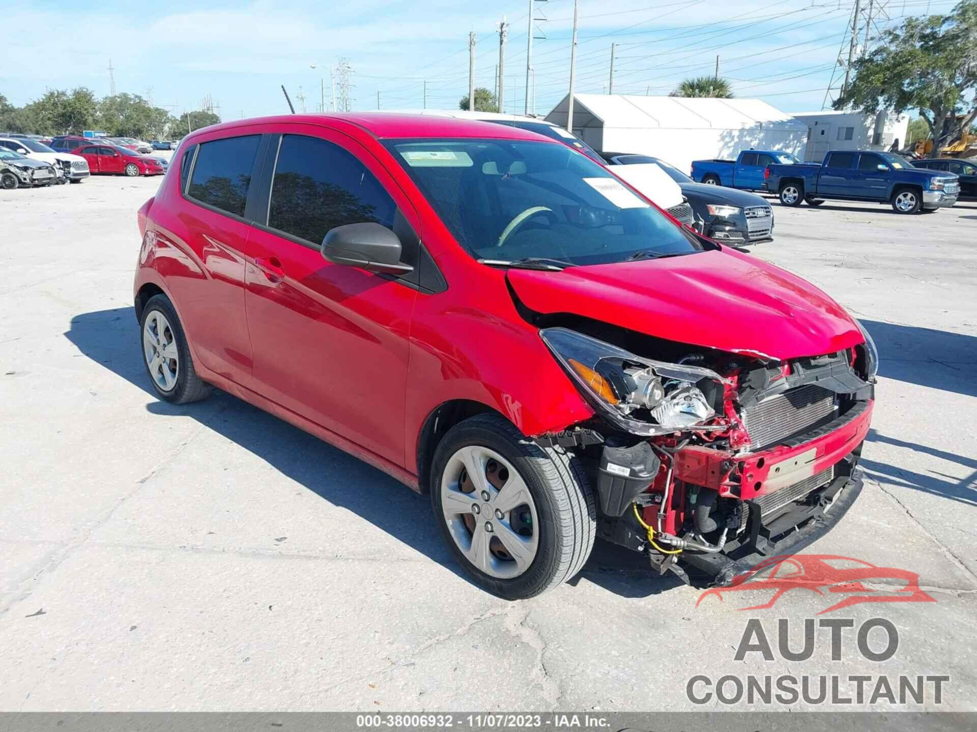 CHEVROLET SPARK 2019 - KL8CB6SA3KC733508