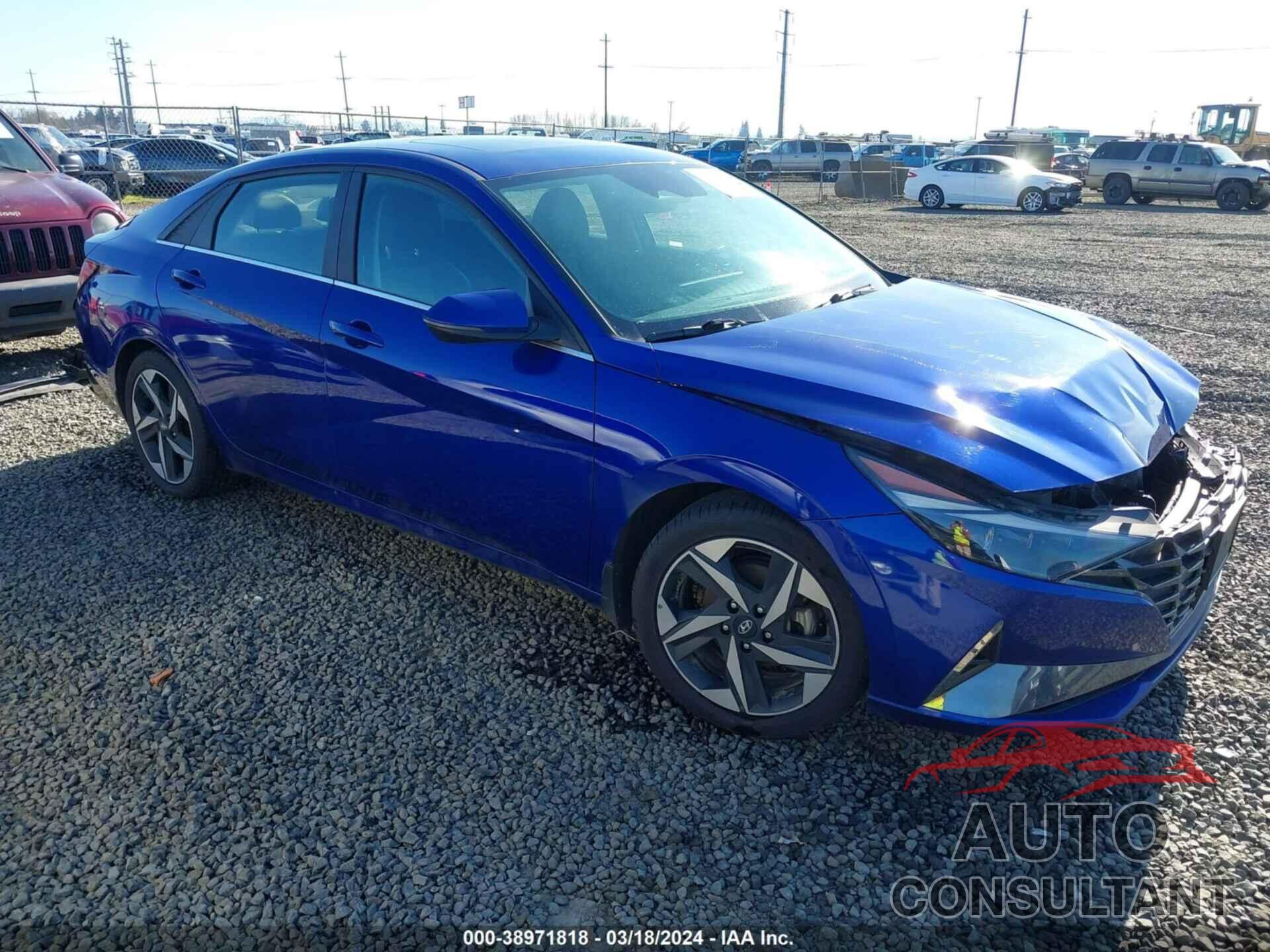 HYUNDAI ELANTRA HYBRID 2021 - KMHLN4AJ9MU010792
