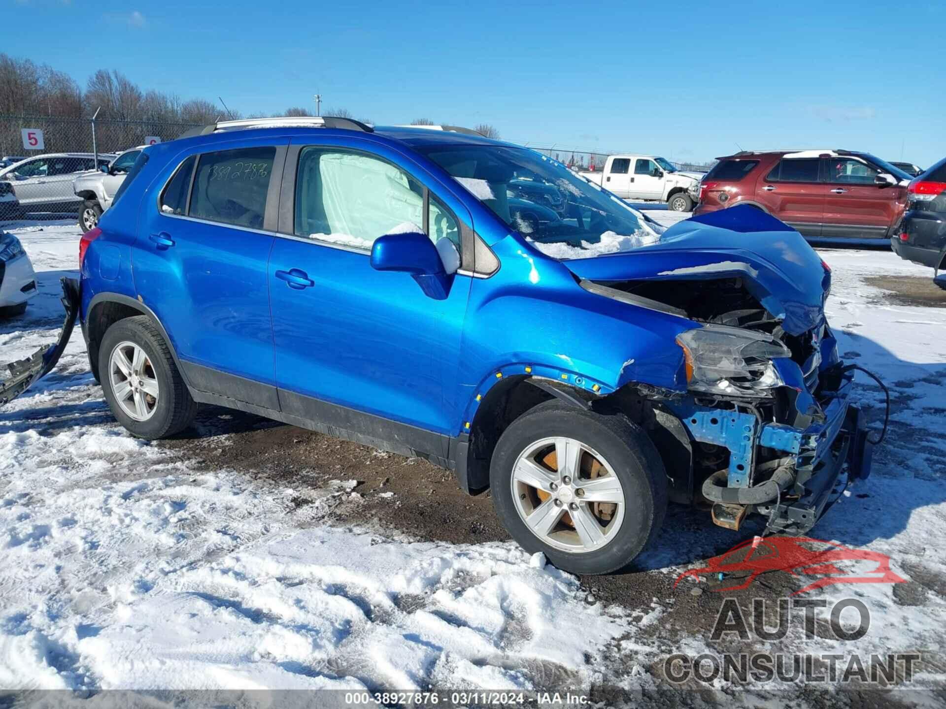 CHEVROLET TRAX 2016 - KL7CJPSBXGB618777