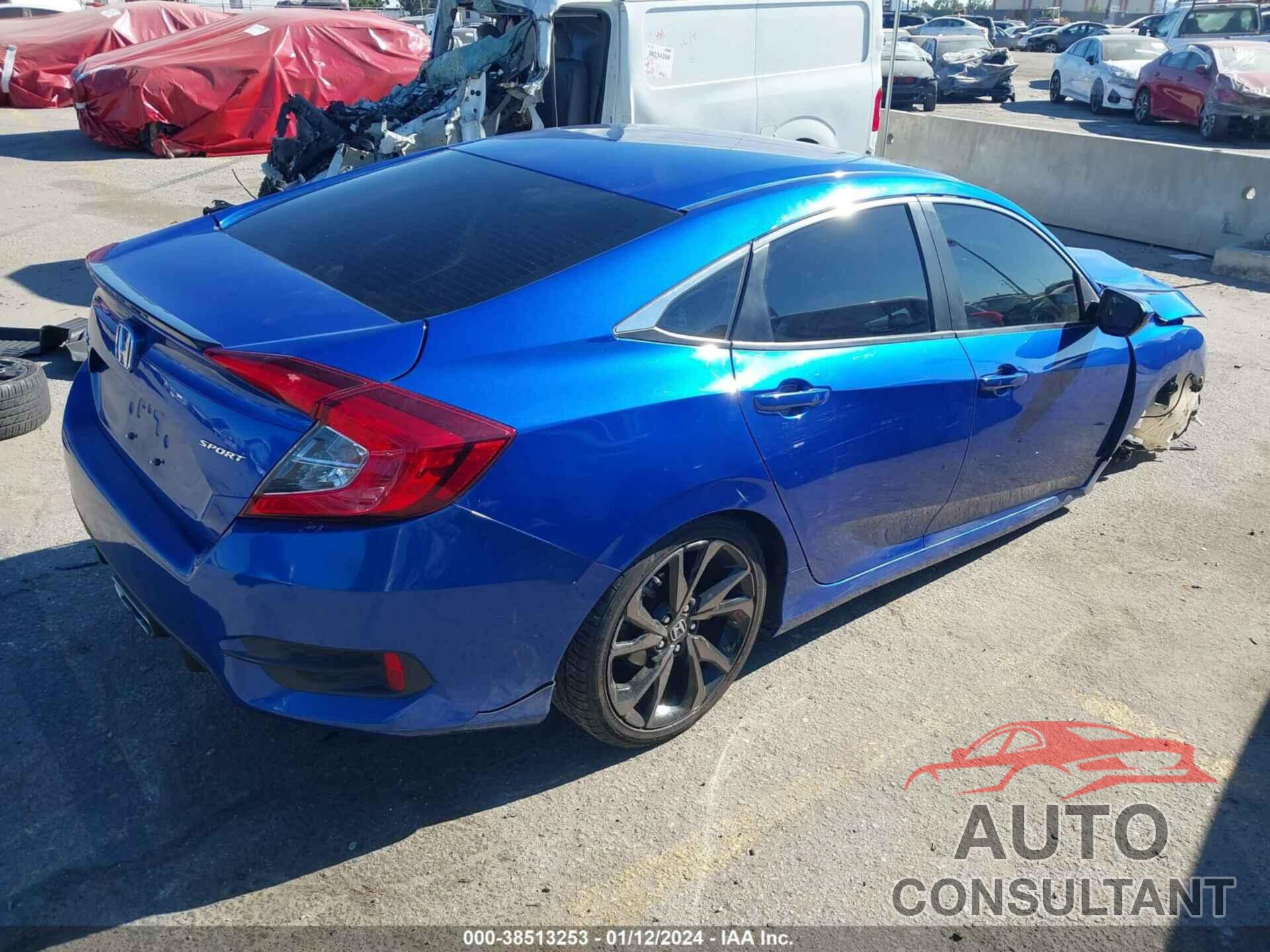 HONDA CIVIC 2019 - 19XFC2F86KE206654