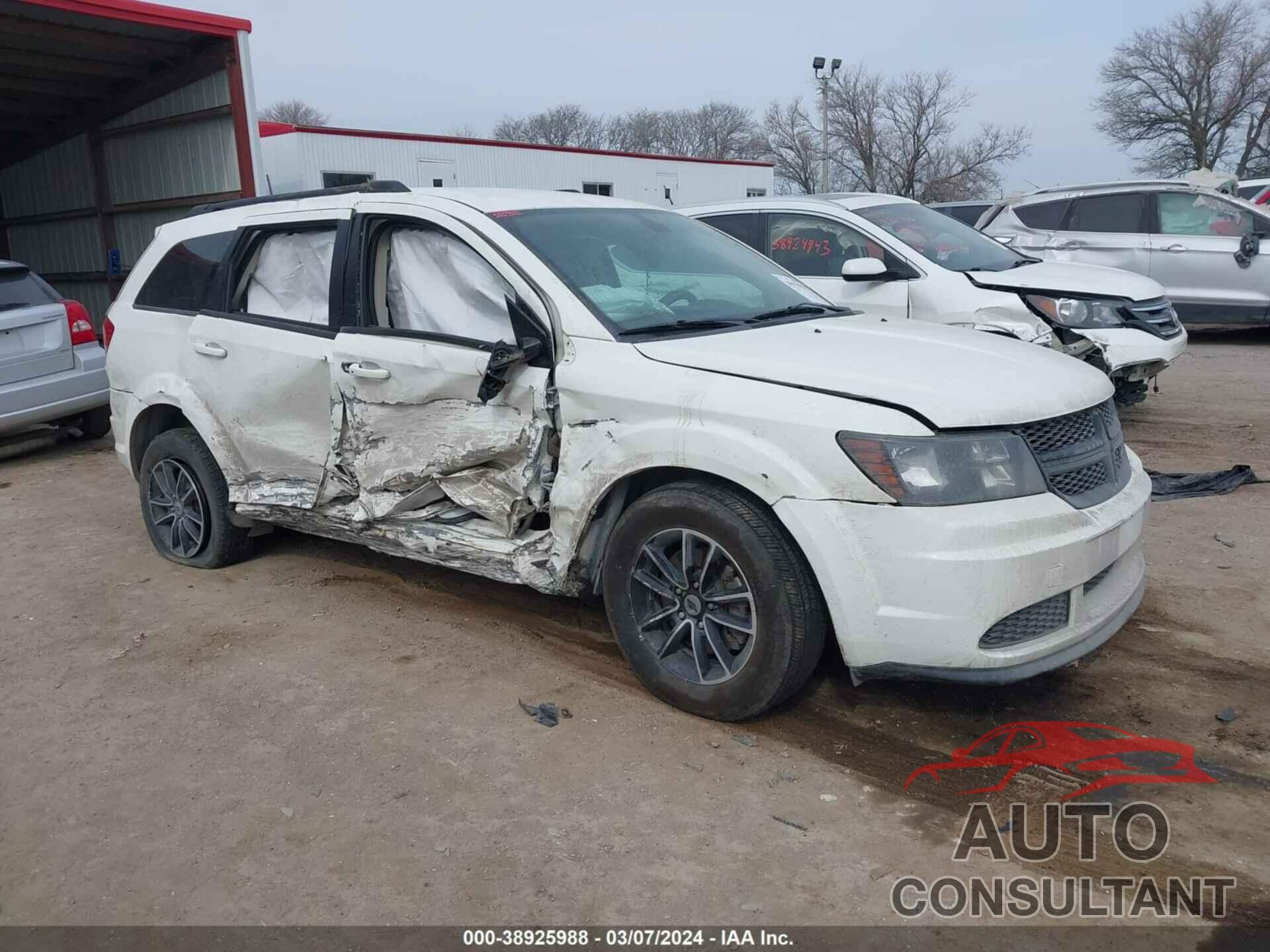 DODGE JOURNEY 2018 - 3C4PDCAB9JT509903