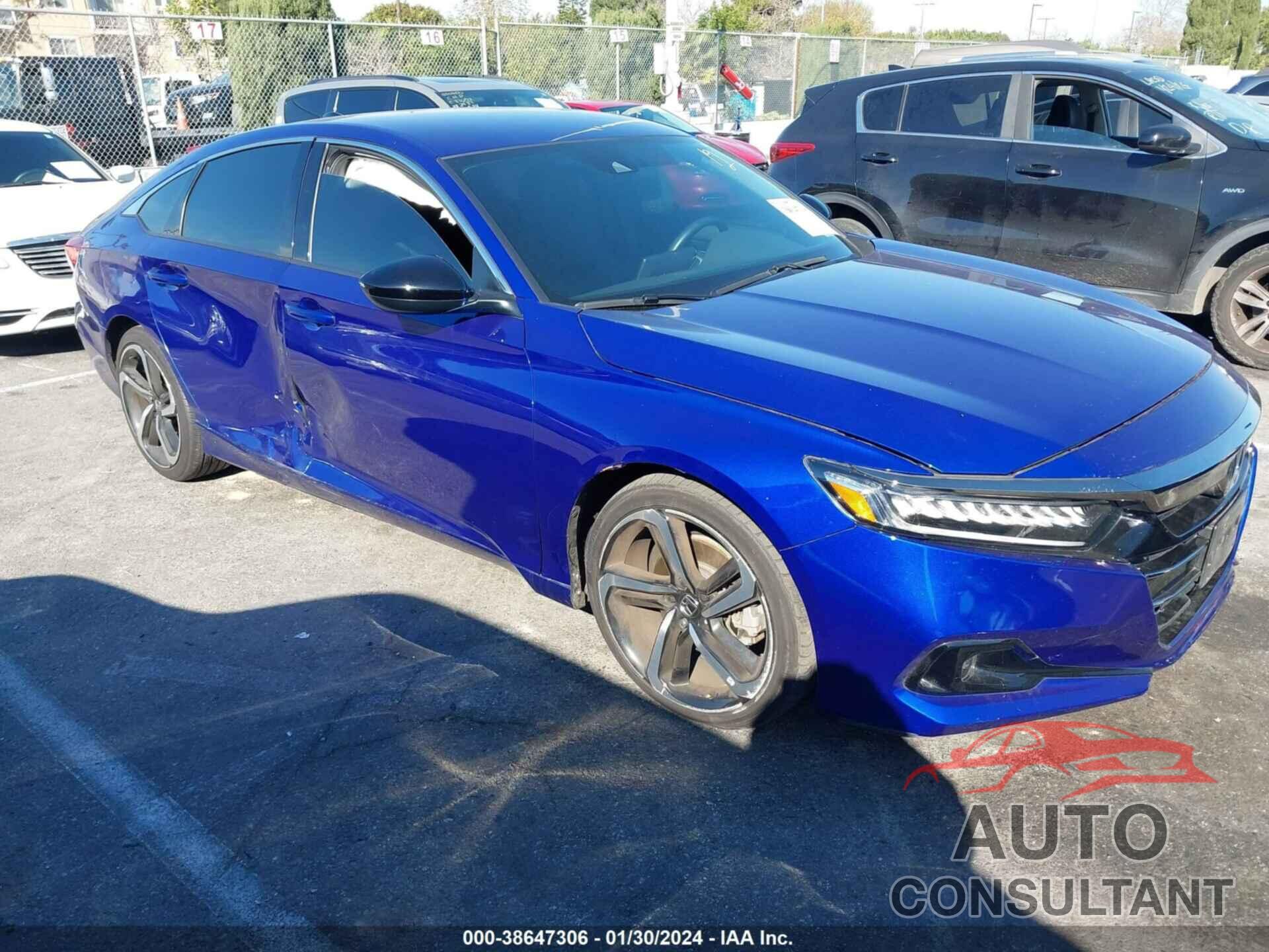 HONDA ACCORD 2022 - 1HGCV1F36NA022027
