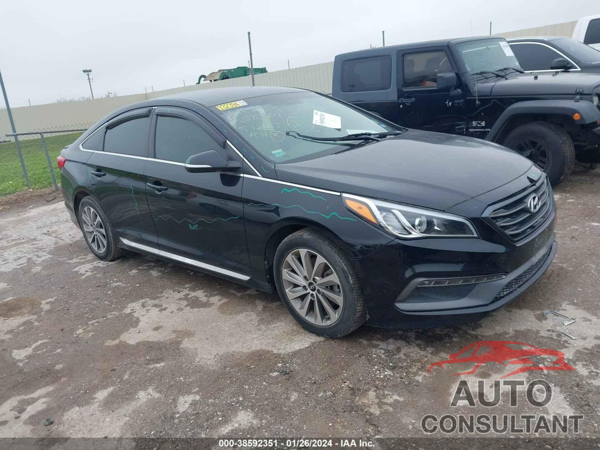 HYUNDAI SONATA 2017 - 5NPE34AF3HH572685