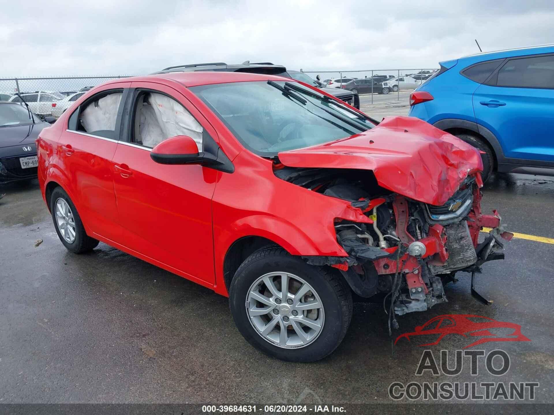 CHEVROLET SONIC 2017 - 1G1JD5SHXH4106896