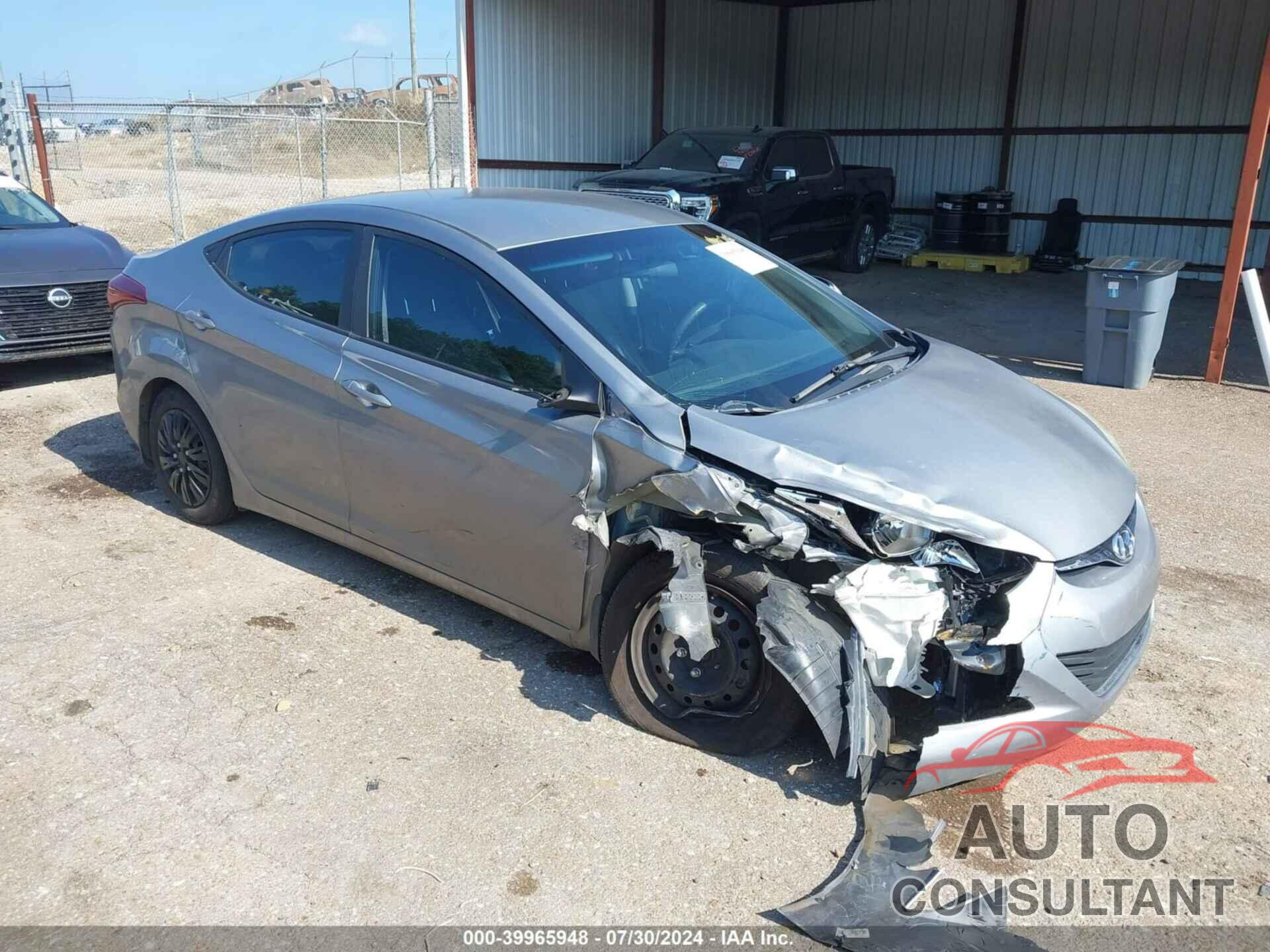 HYUNDAI ELANTRA 2016 - 5NPDH4AE0GH742357