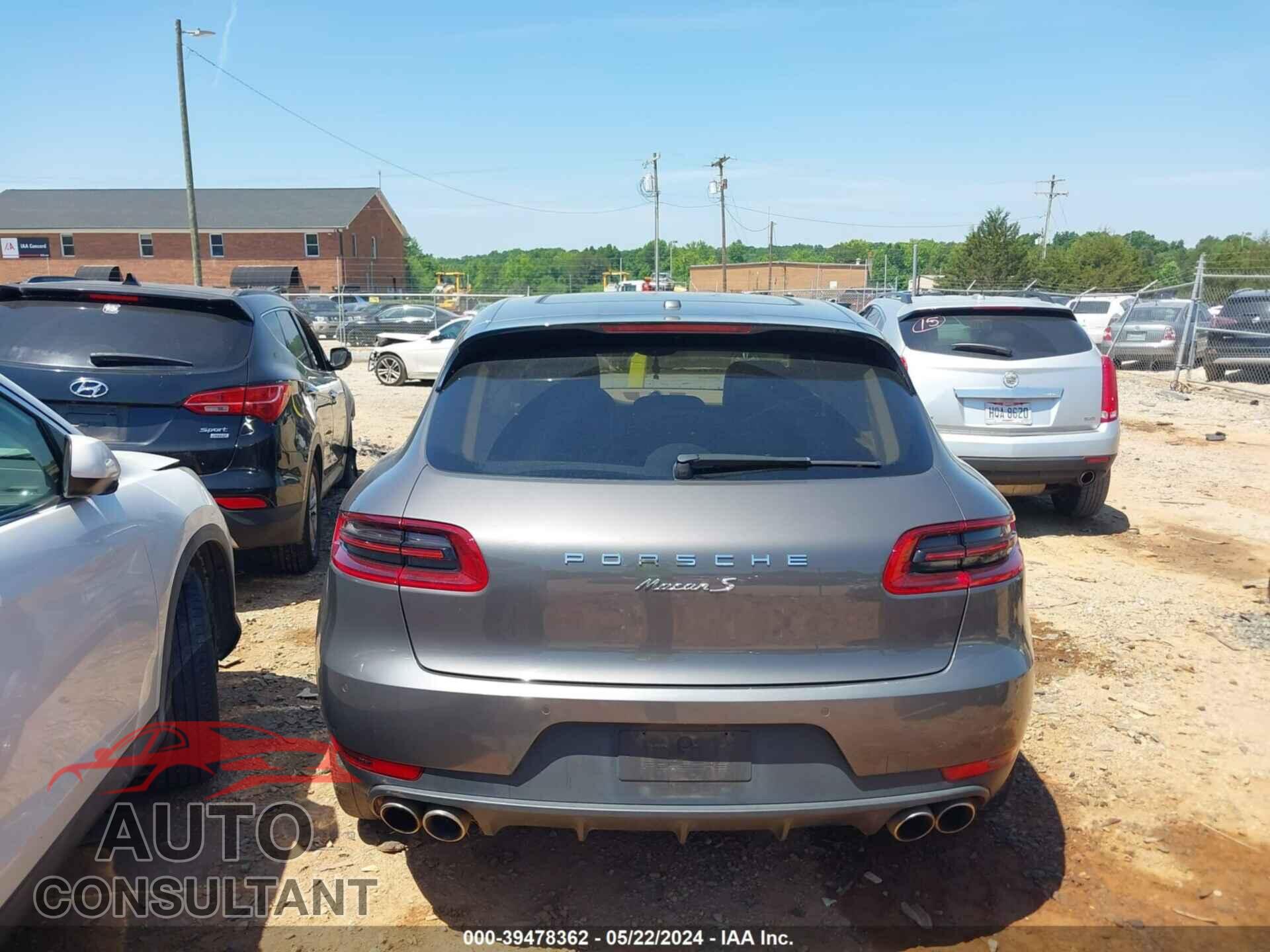 PORSCHE MACAN 2016 - WP1AB2A50GLB51187
