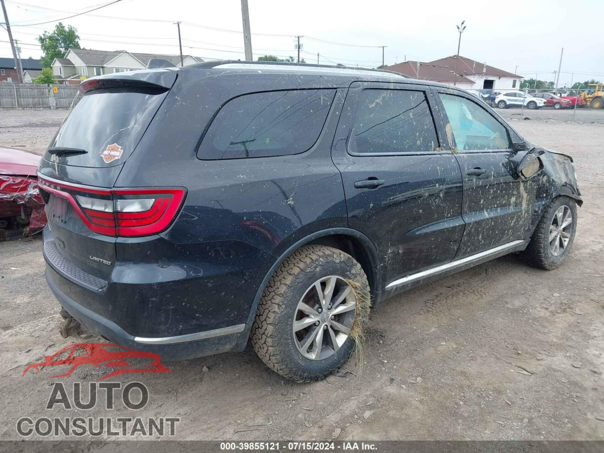 DODGE DURANGO 2016 - 1C4RDJDG4GC433290