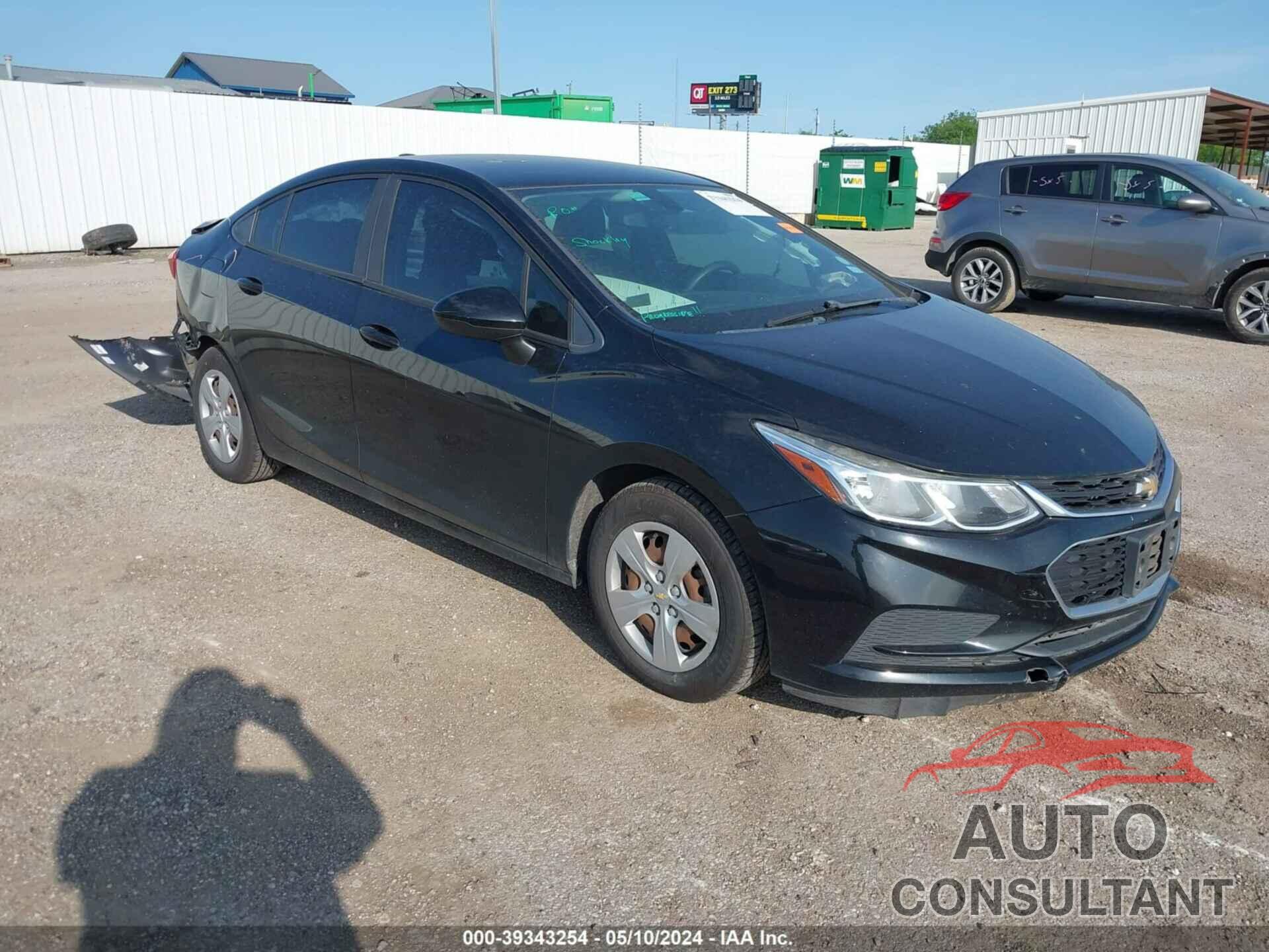 CHEVROLET CRUZE 2016 - 1G1BC5SM3G7256396