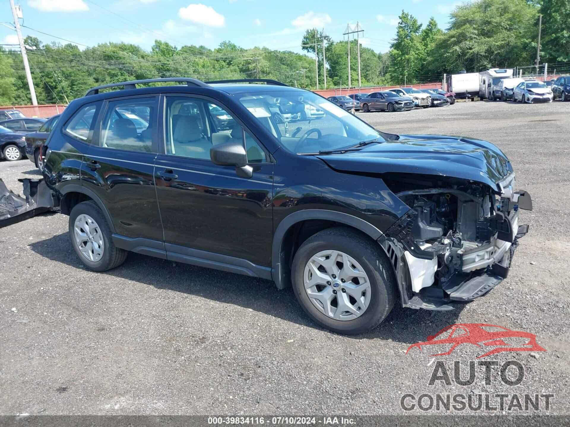 SUBARU FORESTER 2019 - JF2SKACC9KH438410