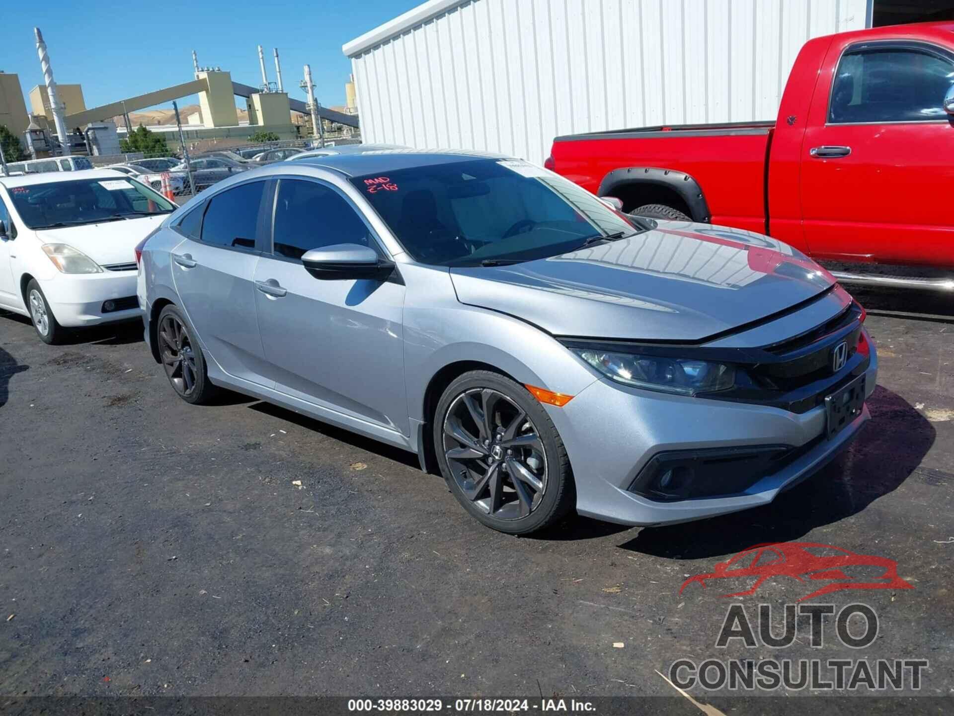 HONDA CIVIC 2020 - 19XFC2F80LE209793