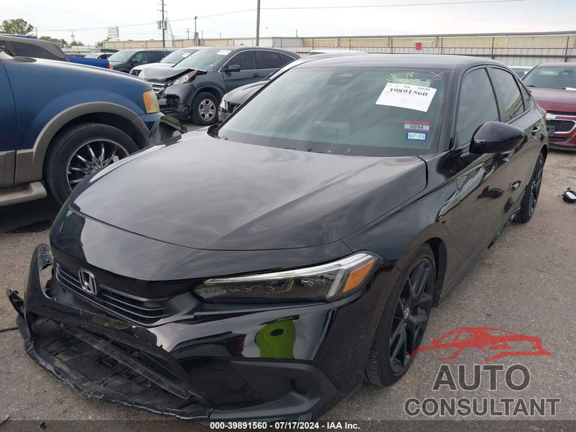 HONDA CIVIC 2023 - 2HGFE2F55PH561652