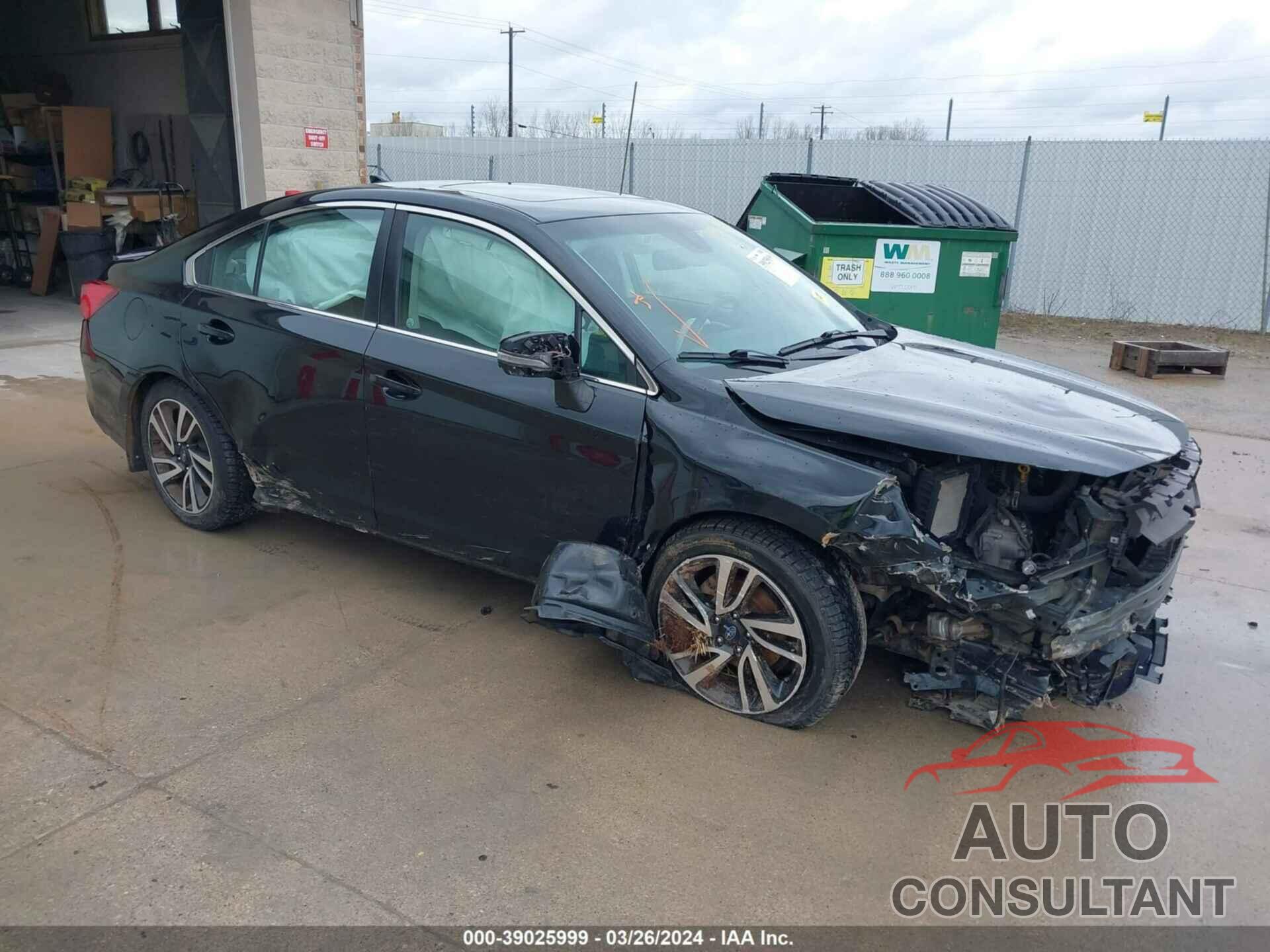 SUBARU LEGACY 2018 - 4S3BNAS6XJ3006485