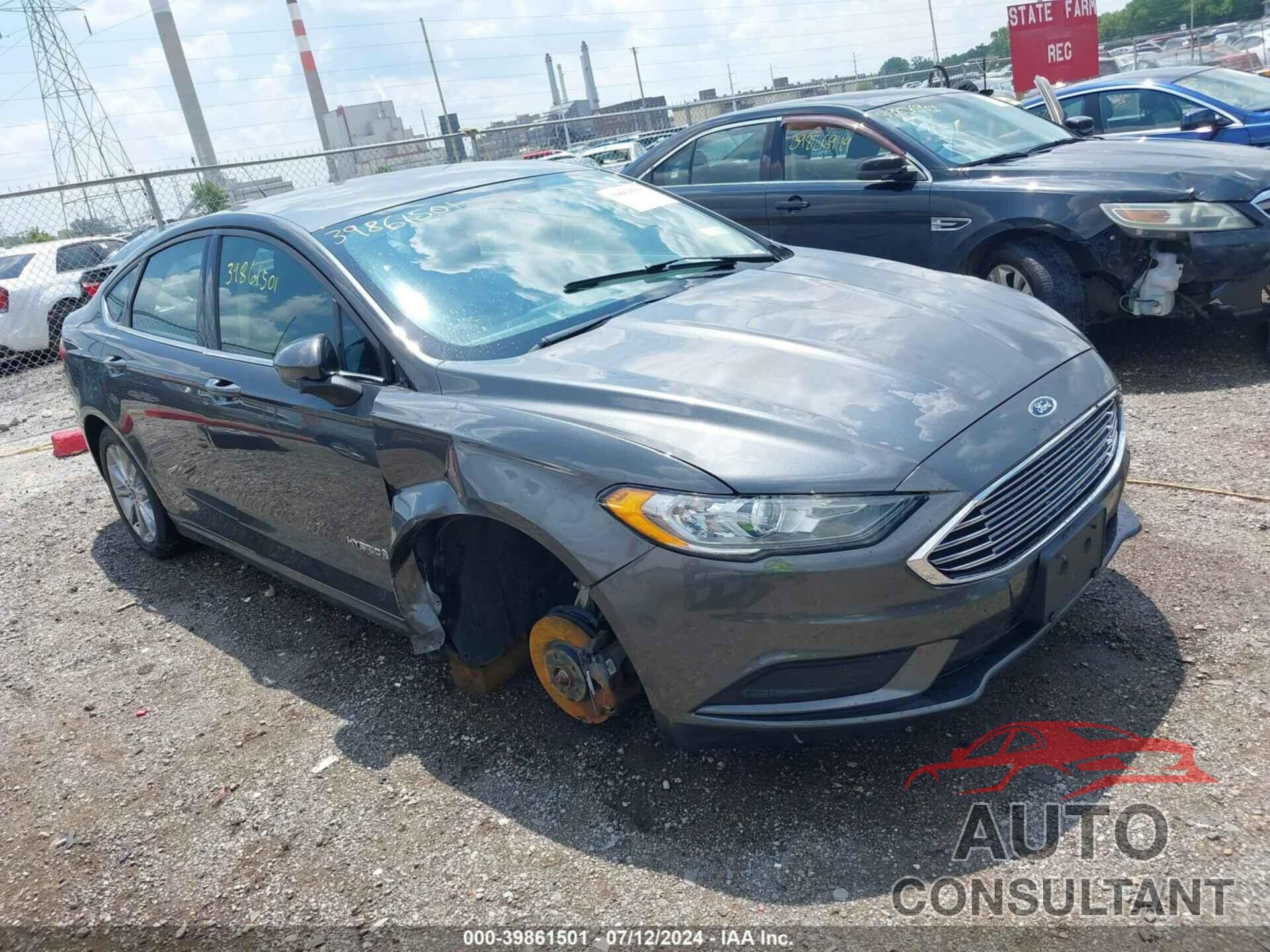 FORD FUSION HYBRID 2017 - 3FA6P0LU9HR326921