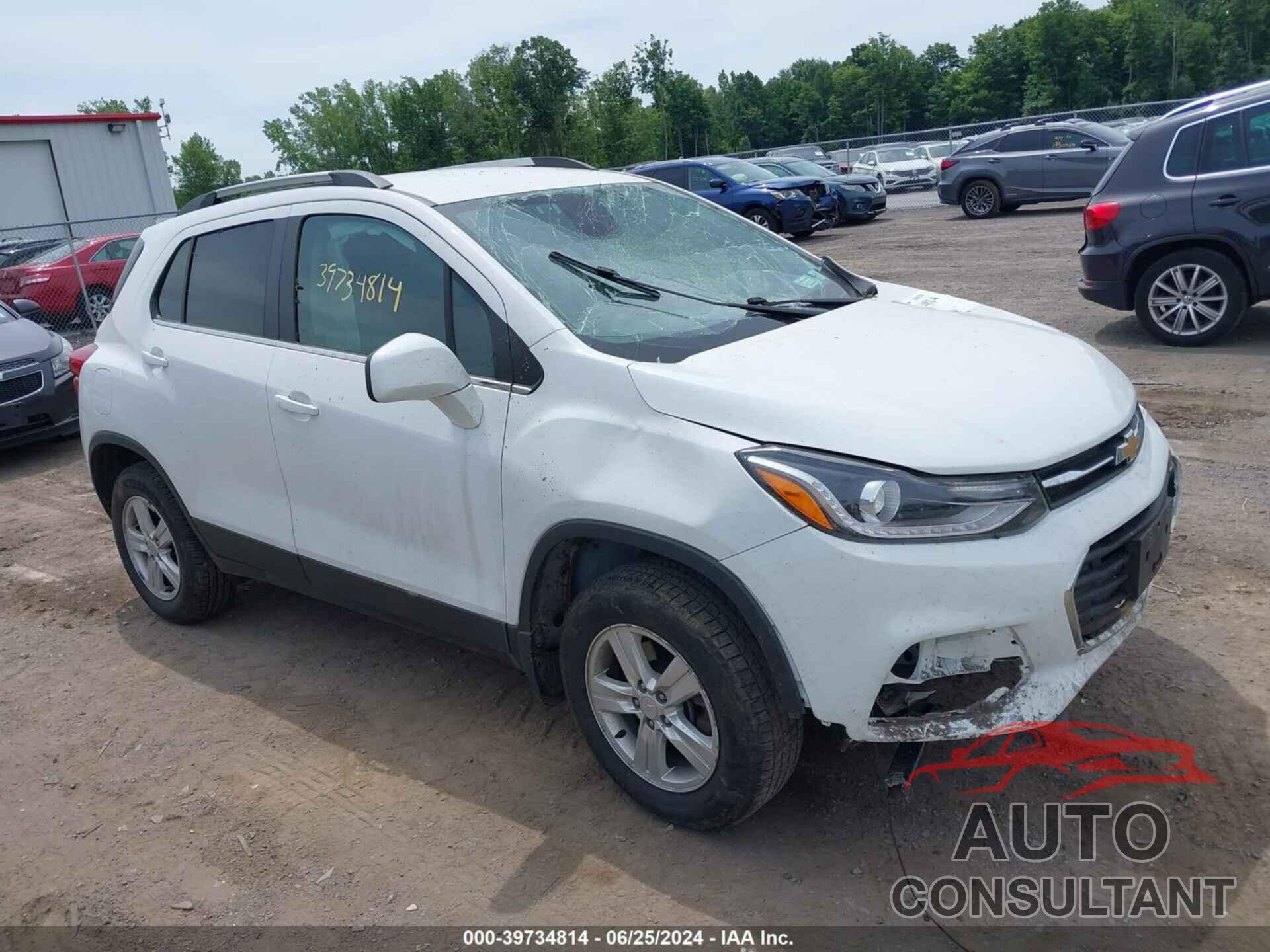 CHEVROLET TRAX 2017 - 3GNCJPSB9HL264230