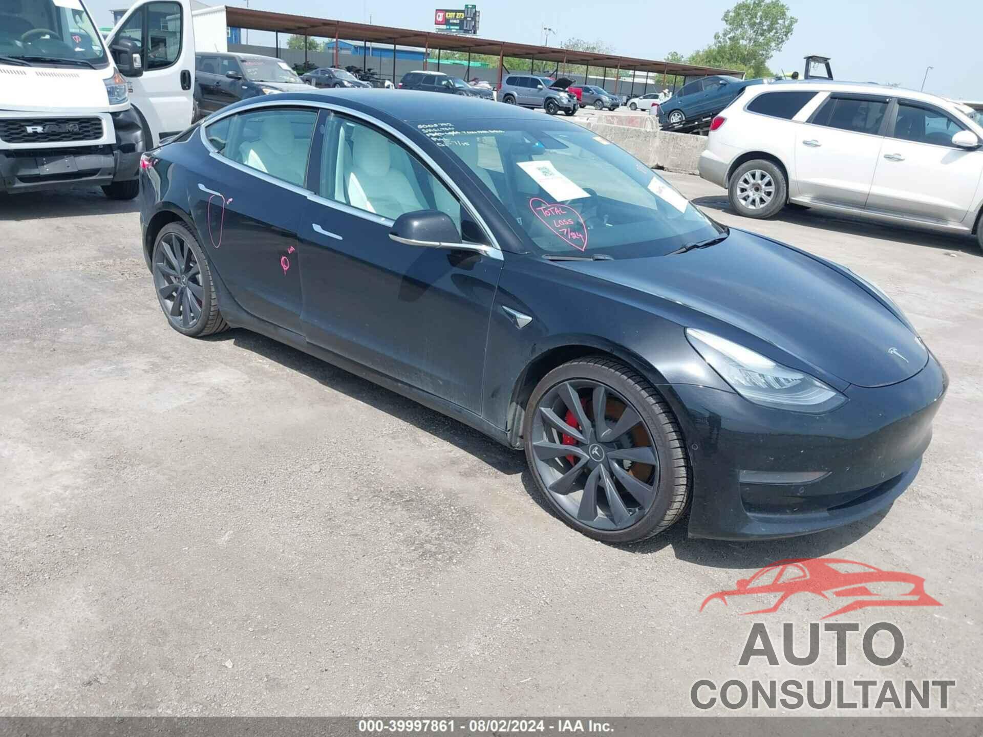 TESLA MODEL 3 2020 - 5YJ3E1EC3LF736332