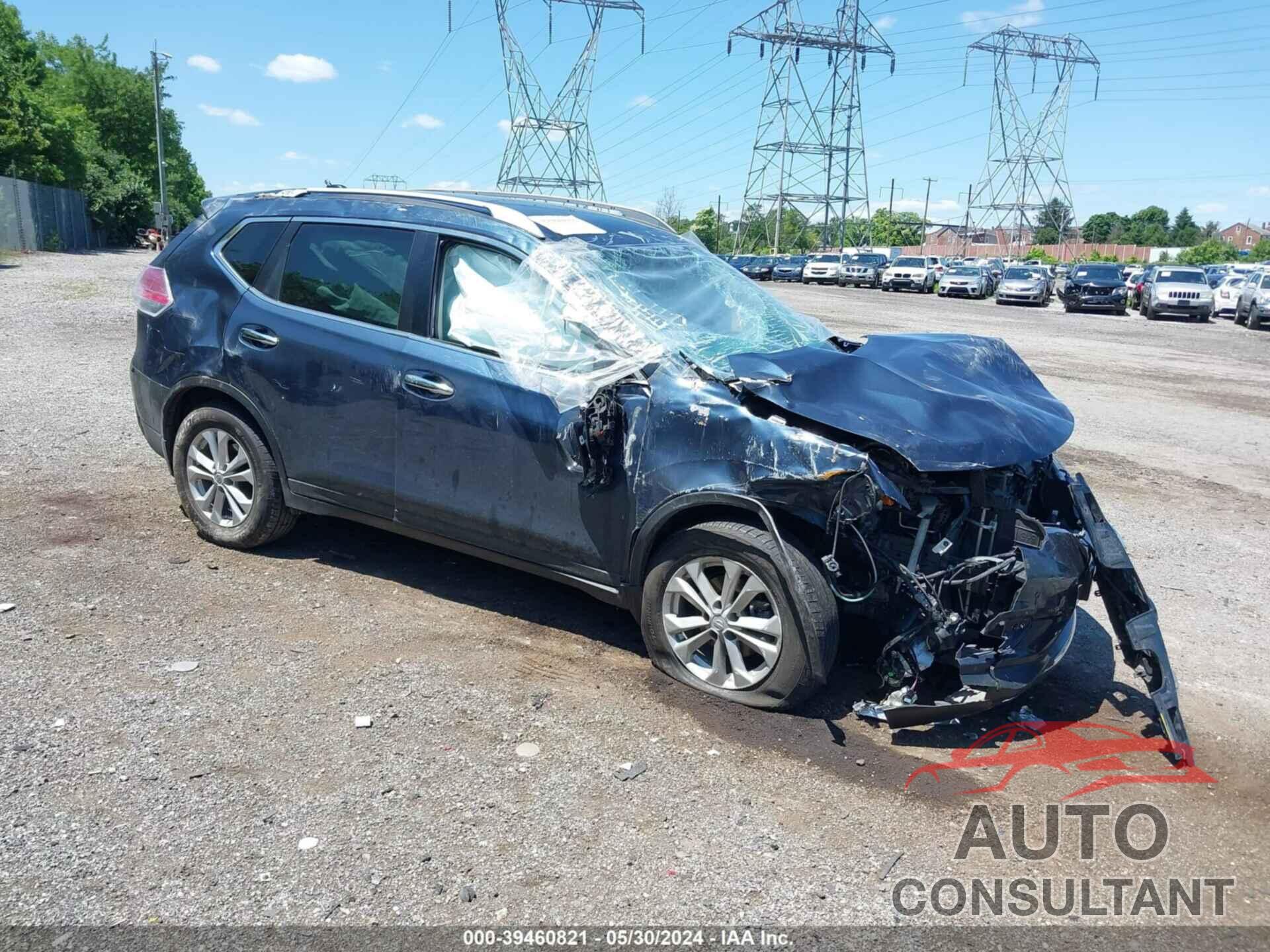 NISSAN ROGUE 2016 - KNMAT2MV9GP690927