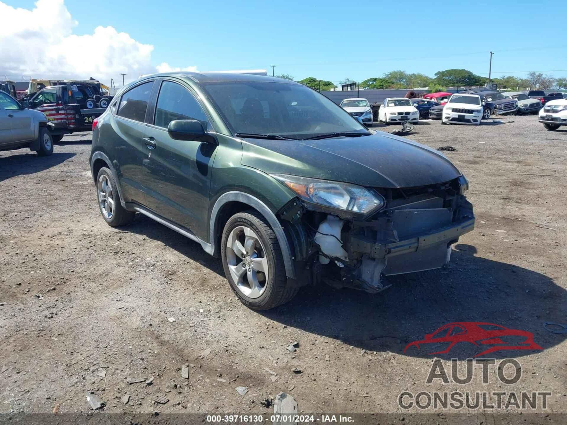 HONDA HR-V 2018 - 3CZRU5H32JM709142