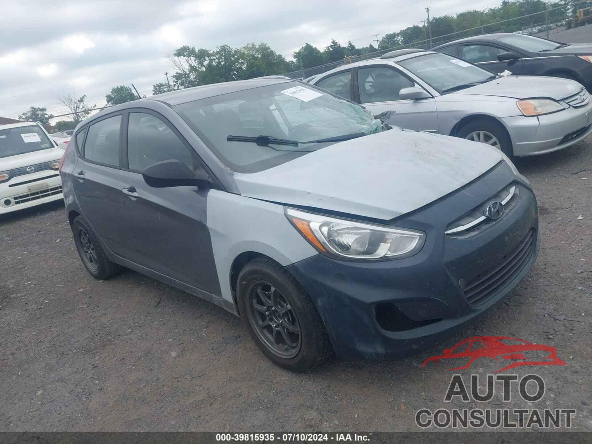 HYUNDAI ACCENT 2016 - KMHCT5AEXGU260190