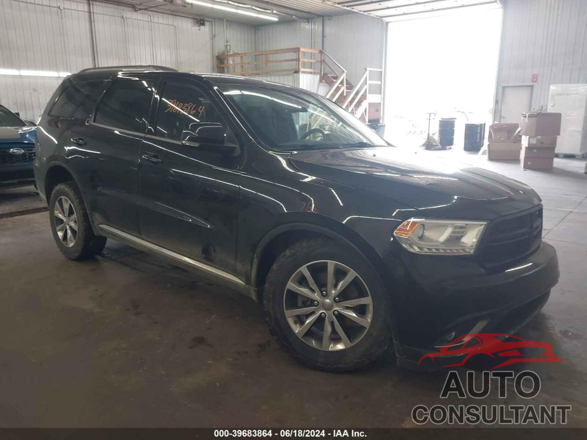 DODGE DURANGO 2016 - 1C4RDJDG0GC484317